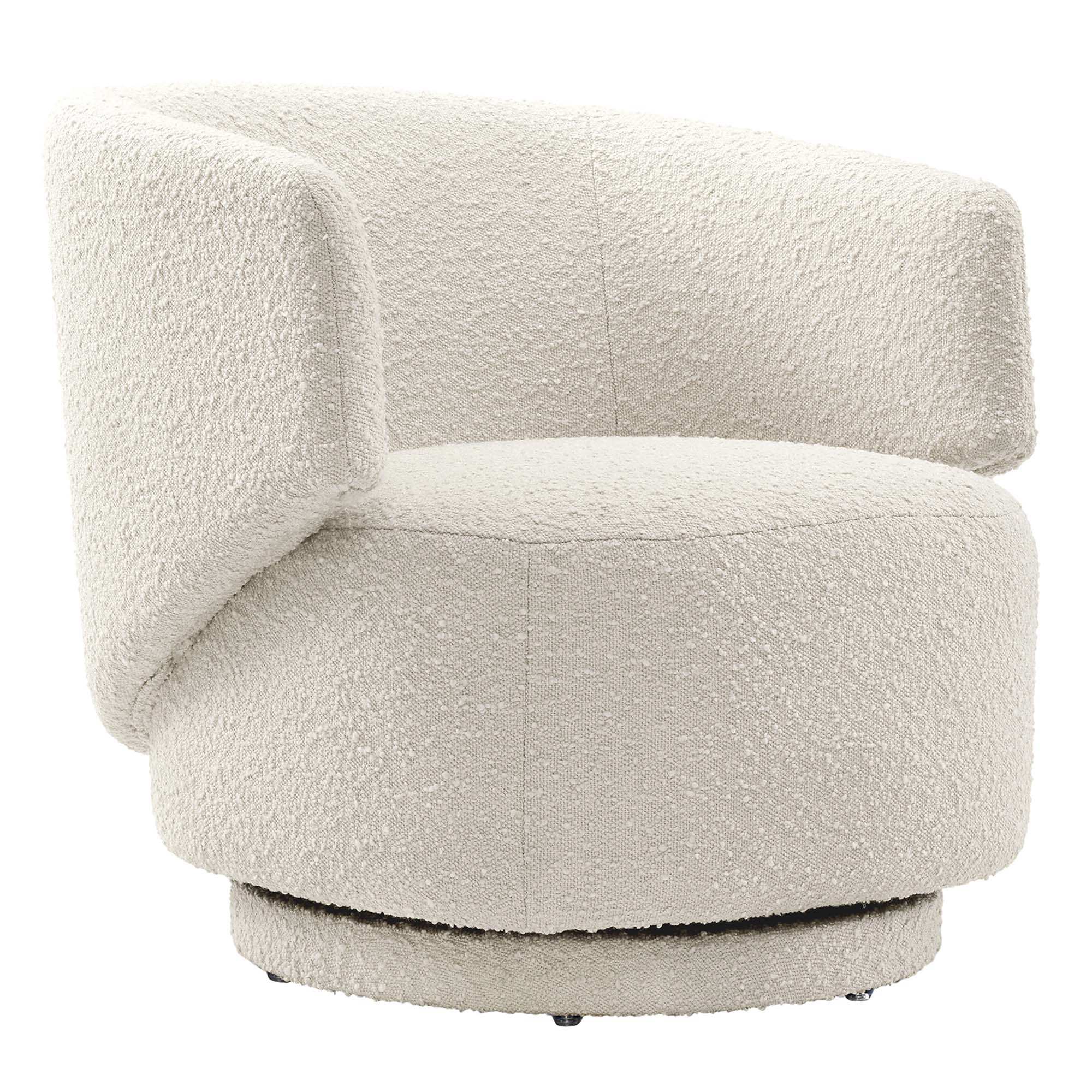 Celestia Boucle Fabric Swivel Chair by Modway - Best Buy Furniture