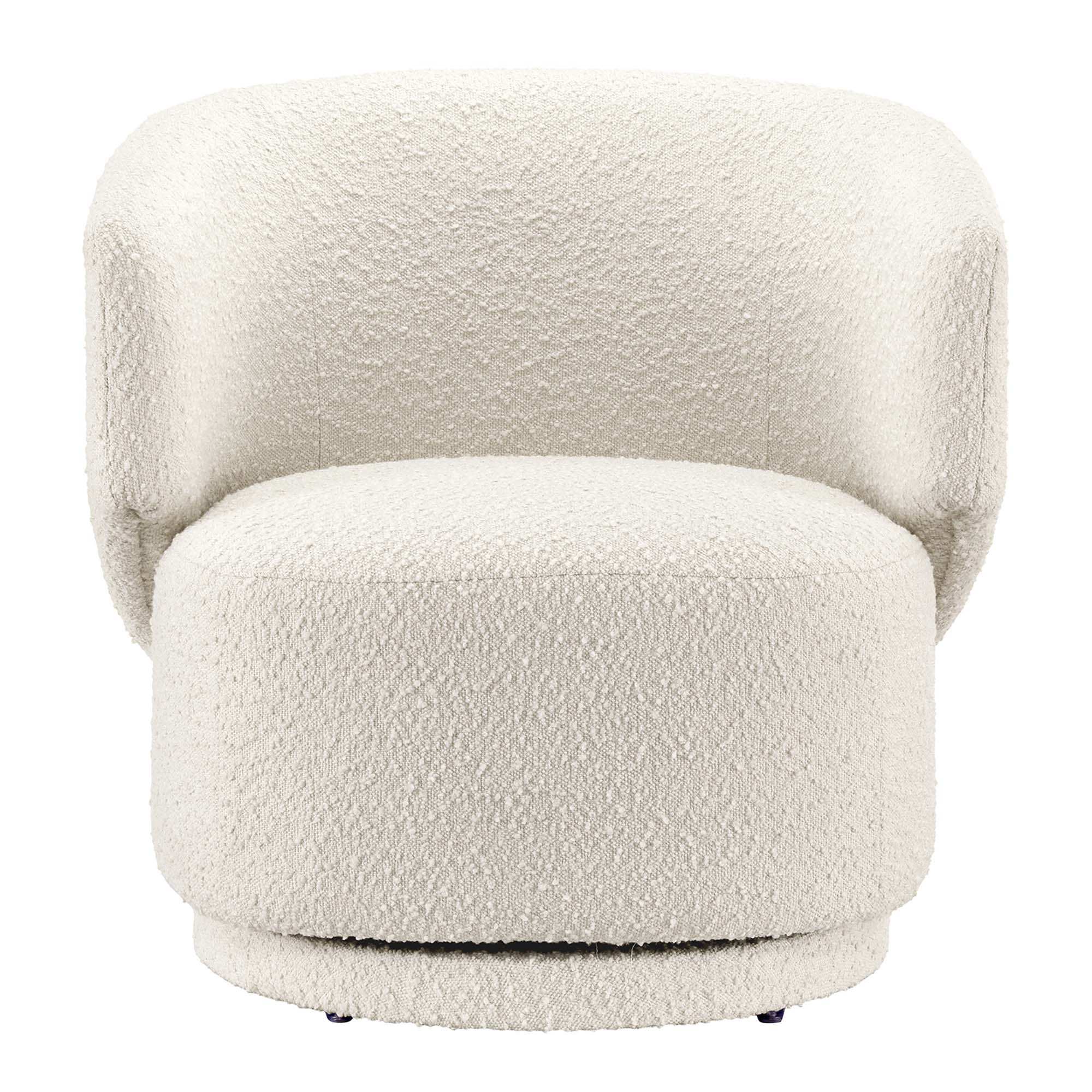 Celestia Boucle Fabric Swivel Chair by Modway - Best Buy Furniture