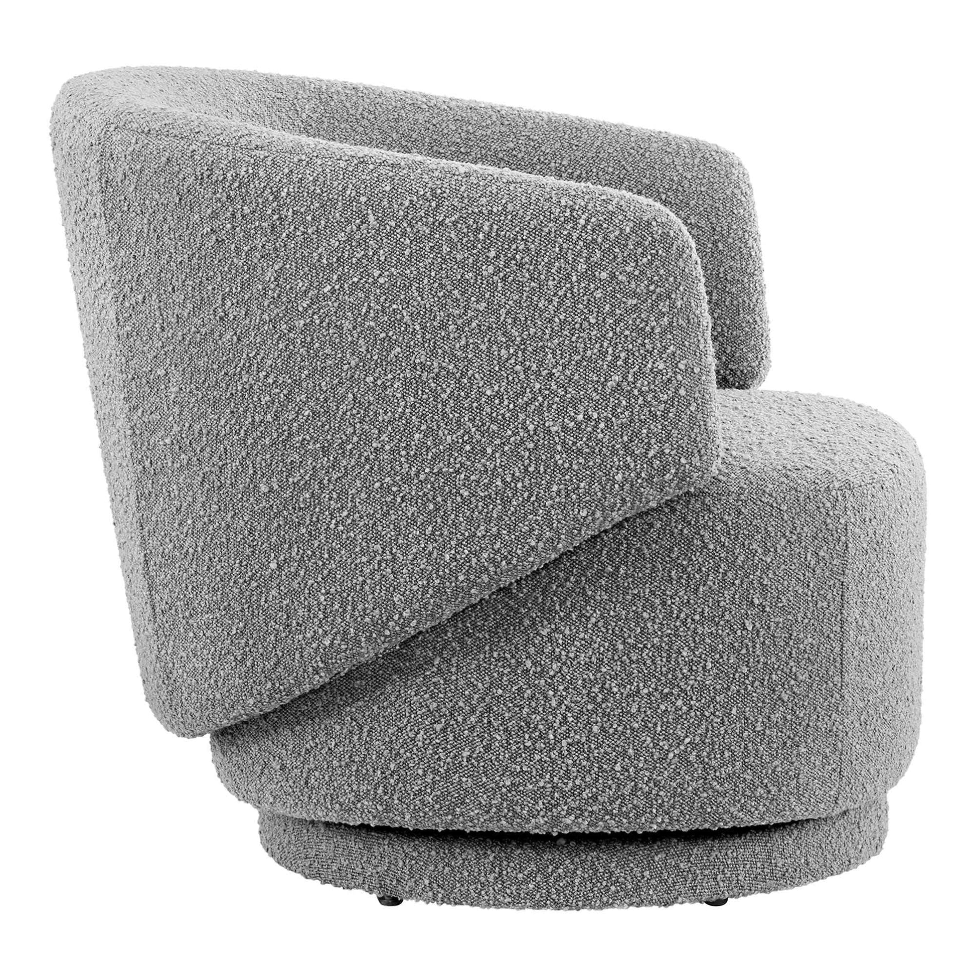 Celestia Boucle Fabric Swivel Chair by Modway - Best Buy Furniture