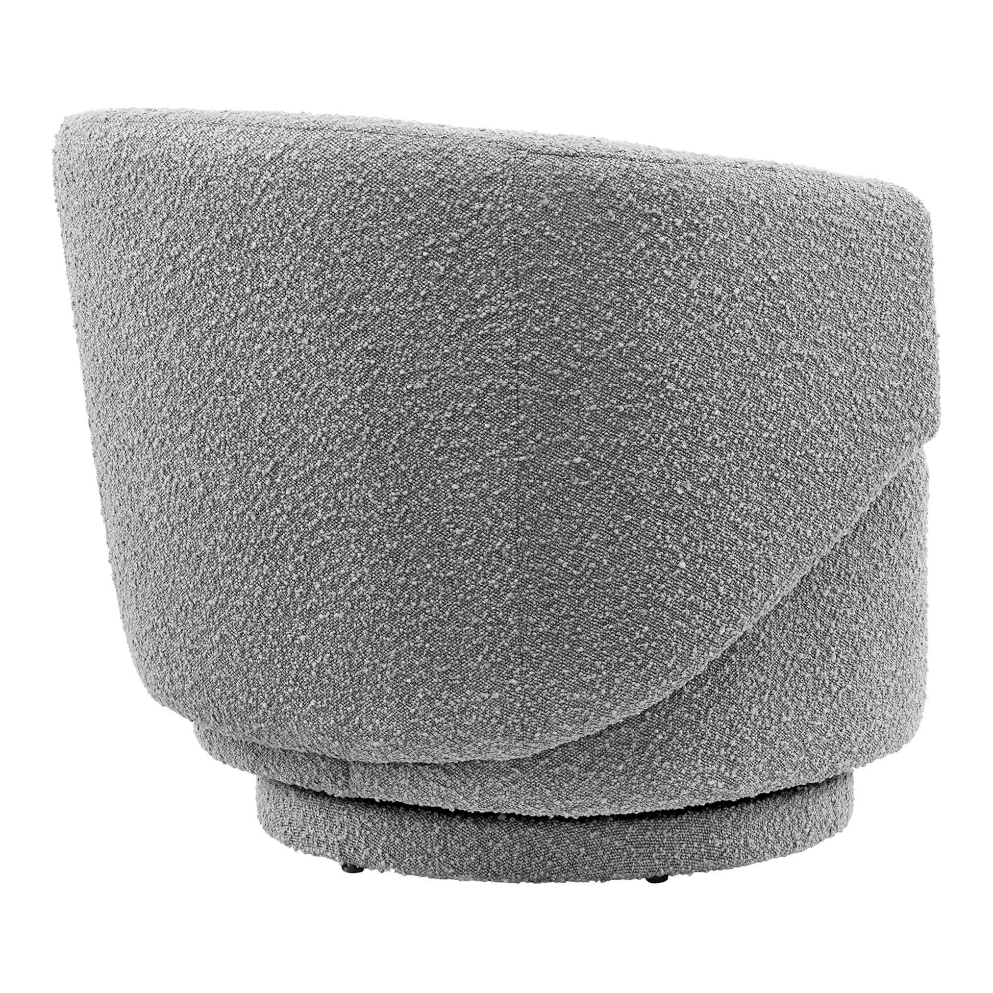 Celestia Boucle Fabric Swivel Chair by Modway - Best Buy Furniture