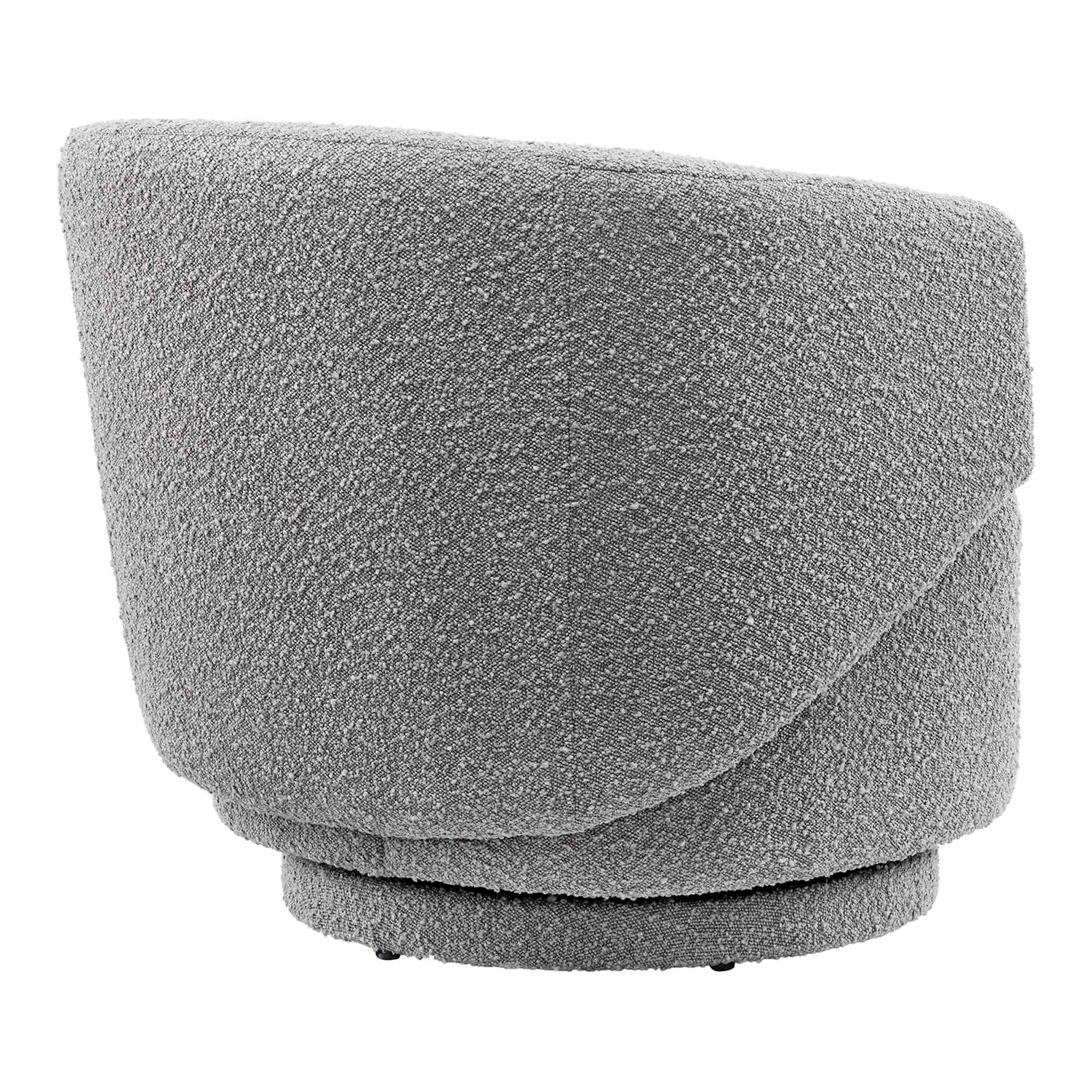 Celestia Boucle Fabric Swivel Chair by Modway - Best Buy Furniture