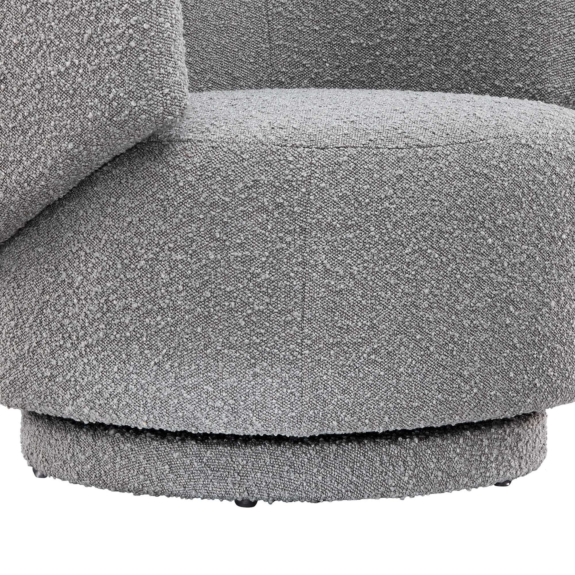 Celestia Boucle Fabric Swivel Chair by Modway - Best Buy Furniture