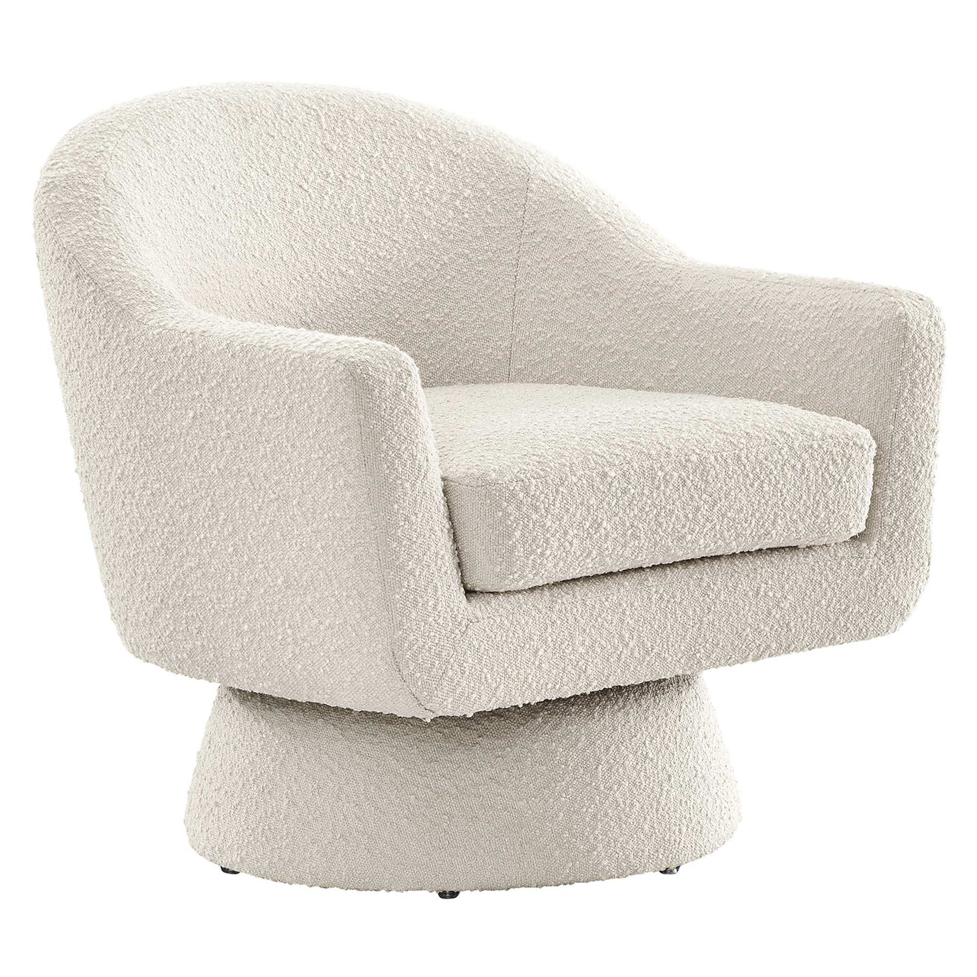 Astral Boucle Fabric Swivel Chair by Modway - Best Buy Furniture