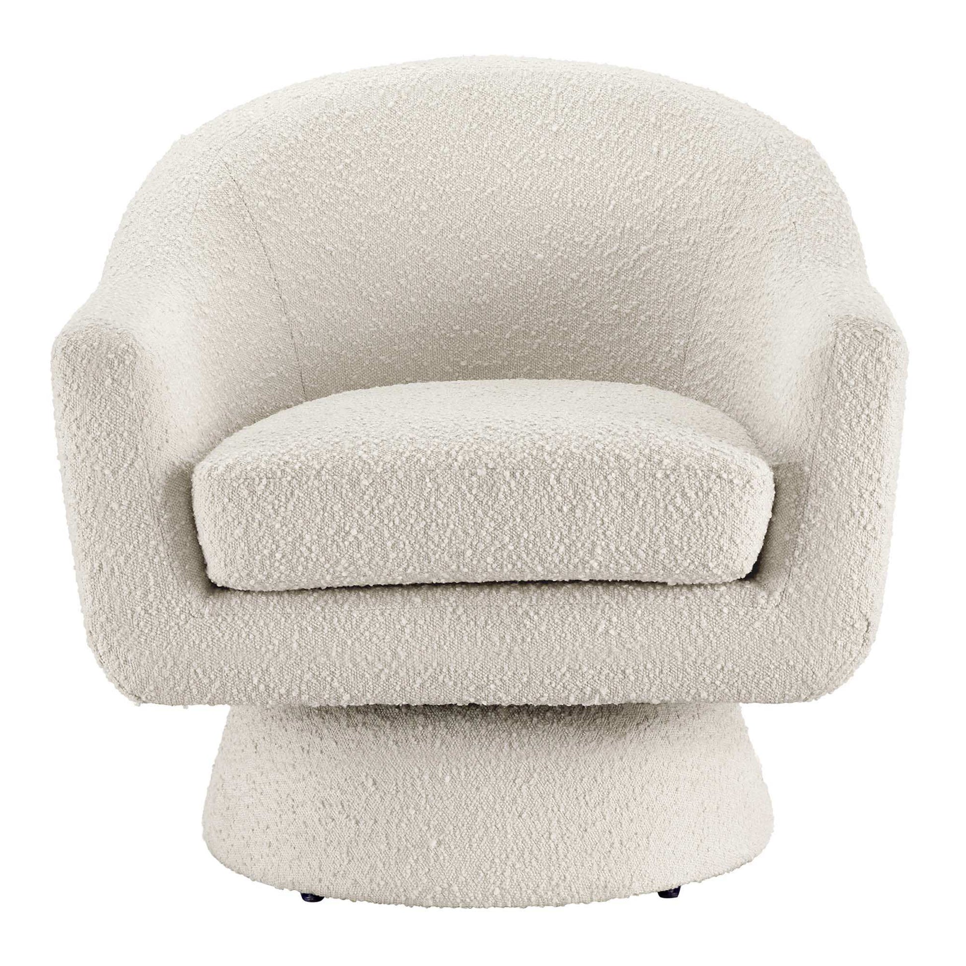 Astral Boucle Fabric Swivel Chair by Modway - Best Buy Furniture