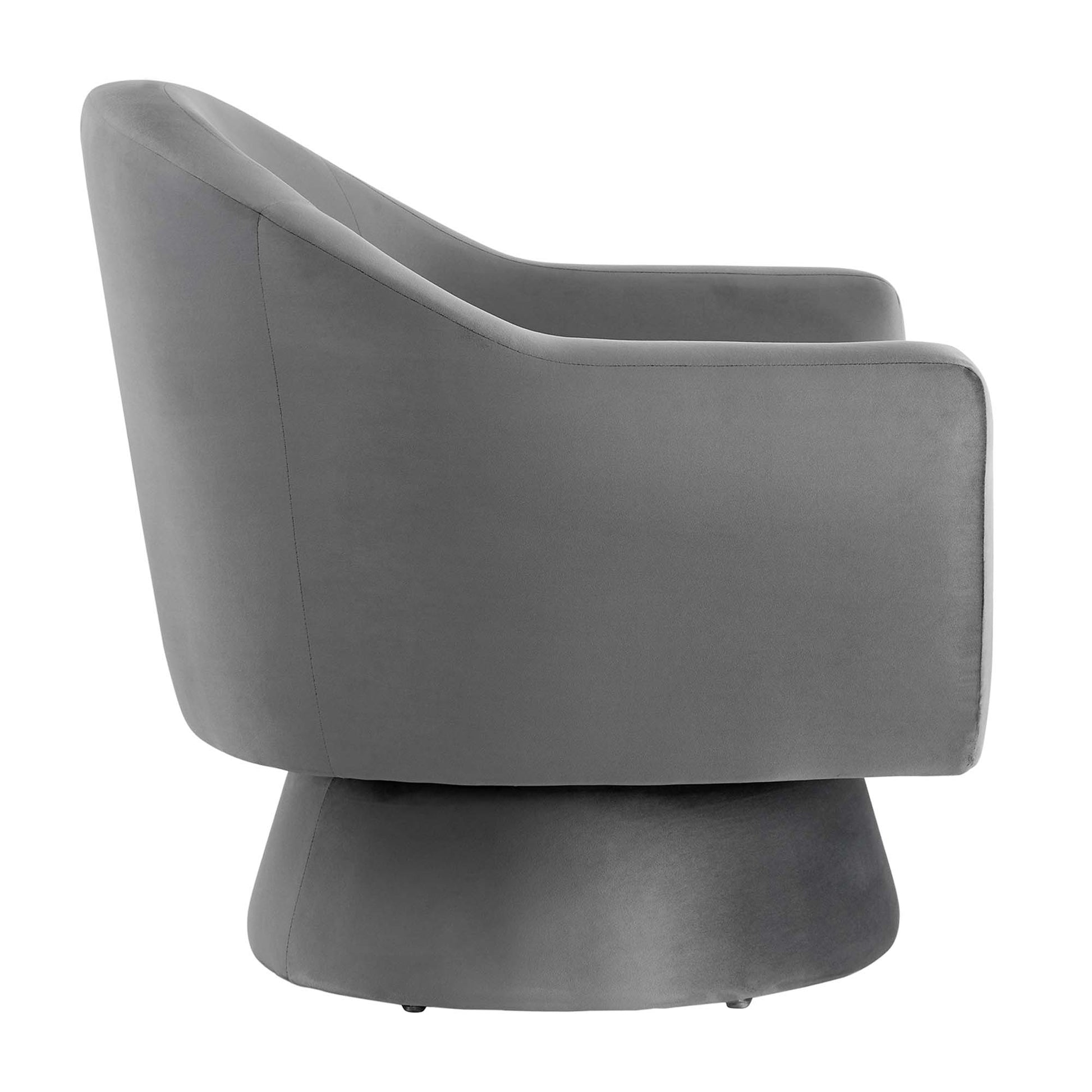 Astral Performance Velvet Fabric and Wood Swivel Chair by Modway - Best Buy Furniture