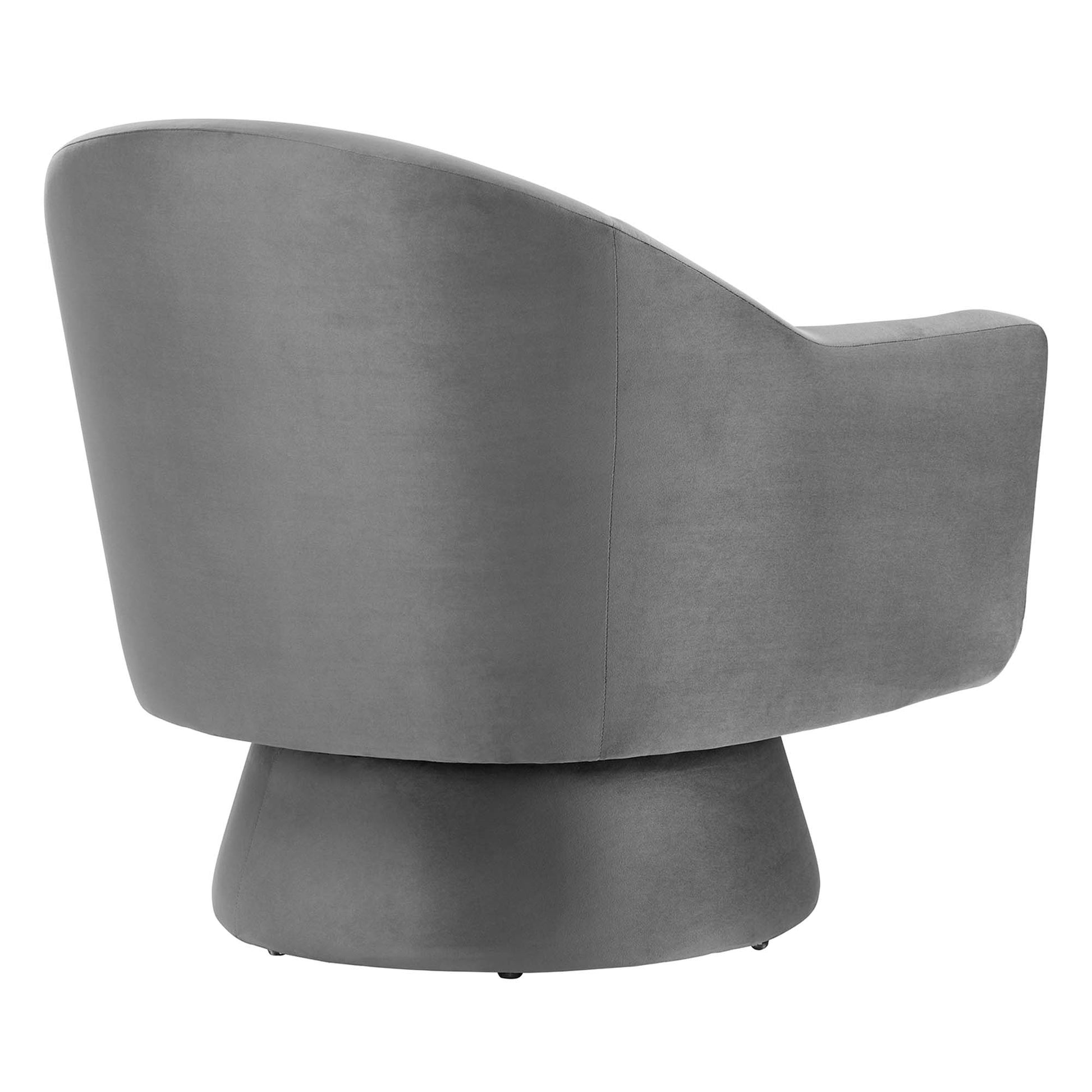 Astral Performance Velvet Fabric and Wood Swivel Chair by Modway - Best Buy Furniture