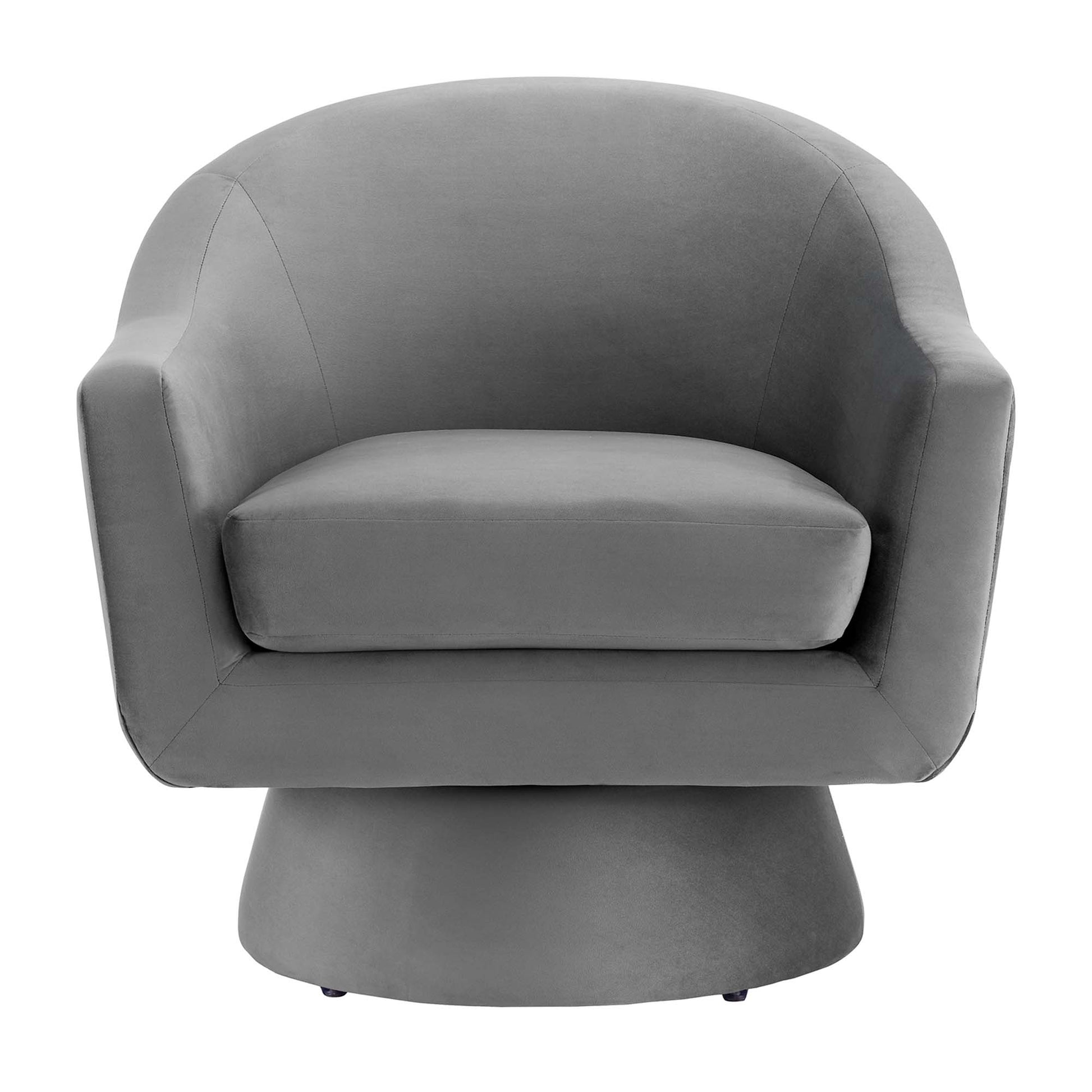 Astral Performance Velvet Fabric and Wood Swivel Chair by Modway - Best Buy Furniture