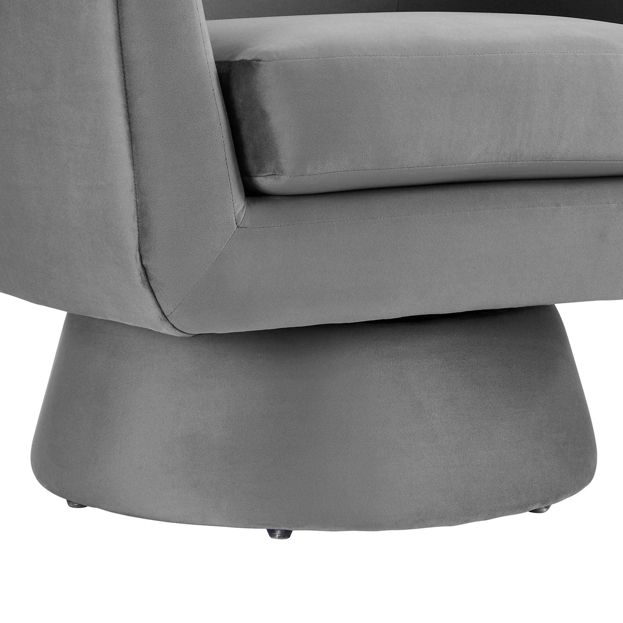 Astral Performance Velvet Fabric and Wood Swivel Chair by Modway - Best Buy Furniture