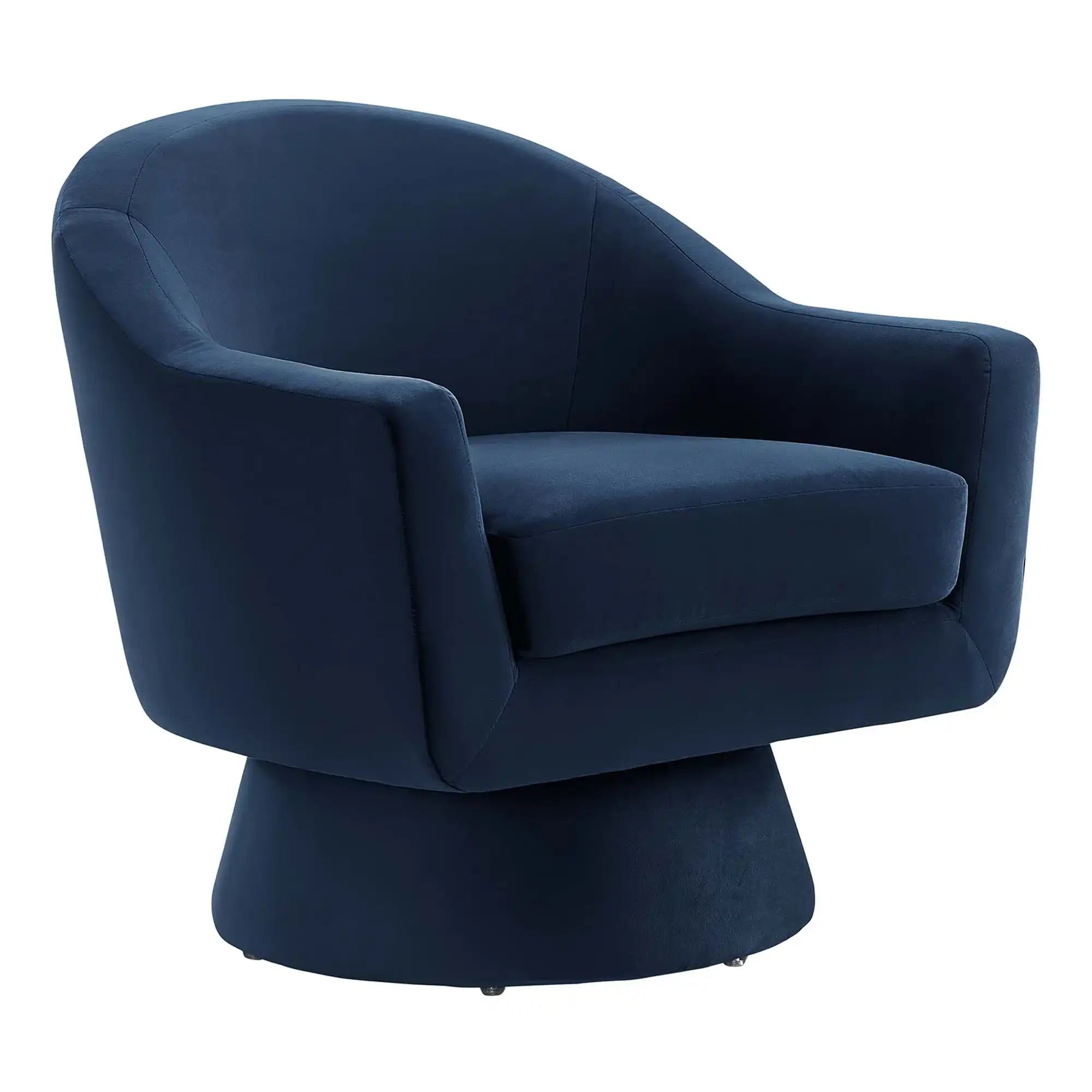 Astral Performance Velvet Fabric and Wood Swivel Chair by Modway - Best Buy Furniture