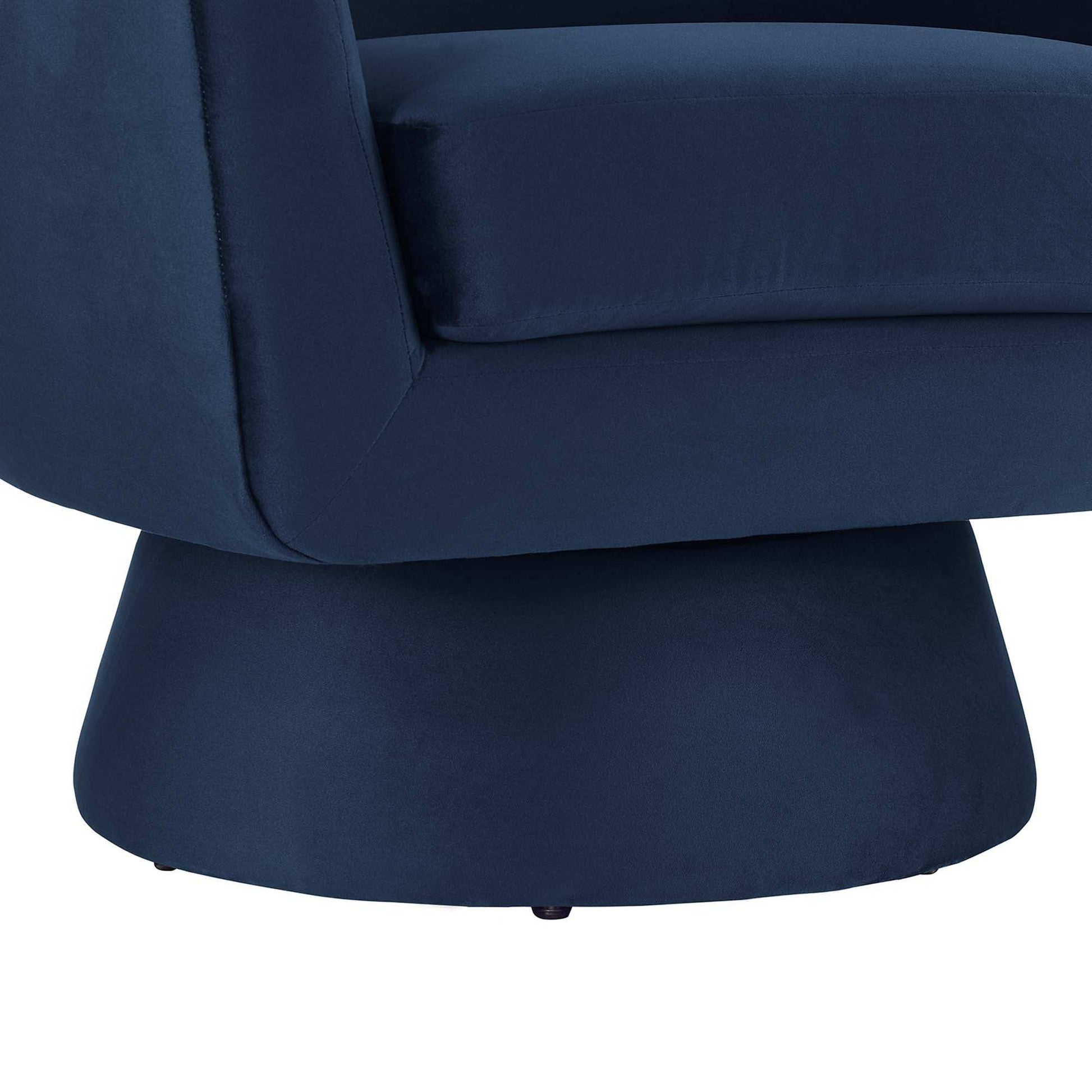 Astral Performance Velvet Fabric and Wood Swivel Chair by Modway - Best Buy Furniture