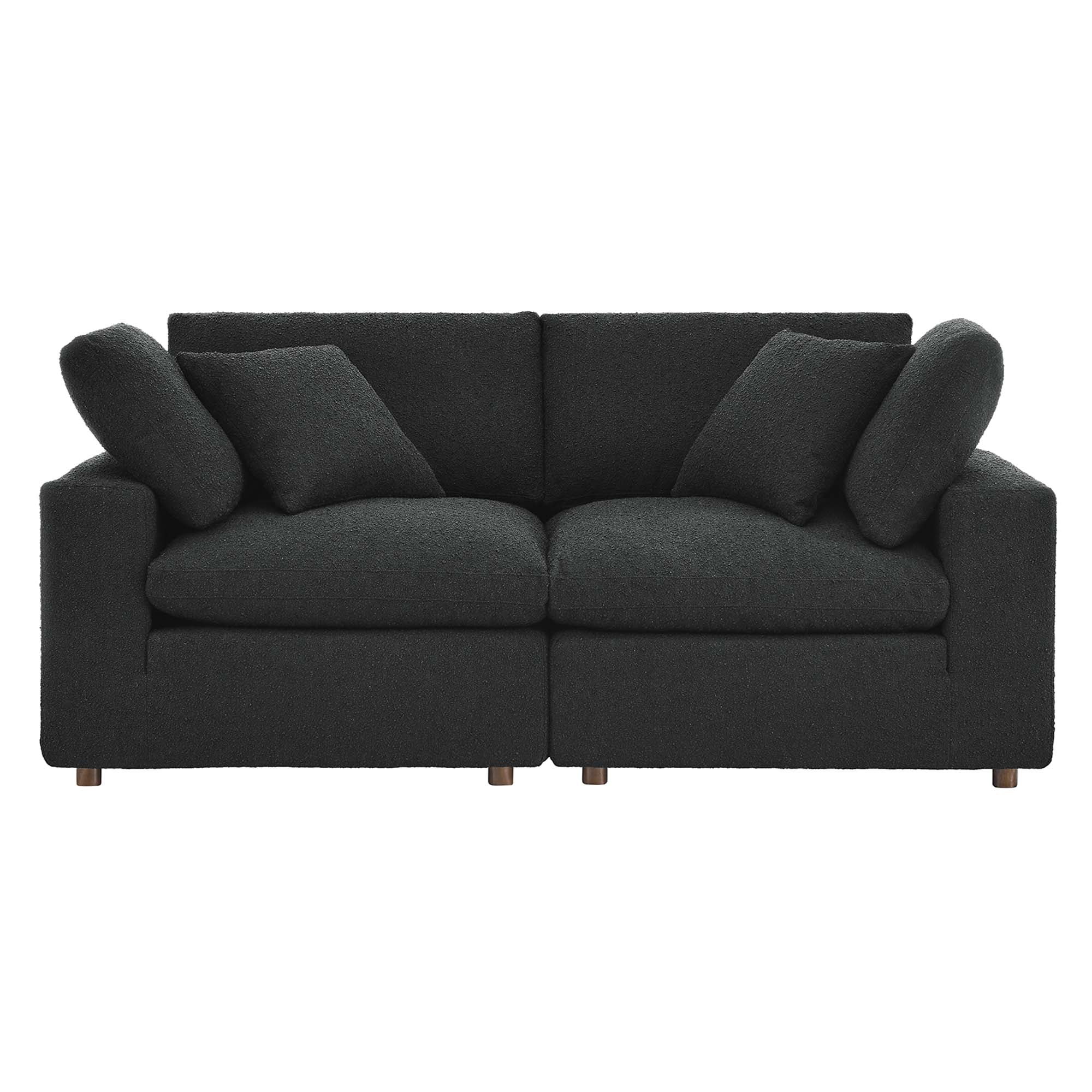 Commix Down Filled Overstuffed Boucle Fabric Loveseat by Modway - Best Buy Furniture