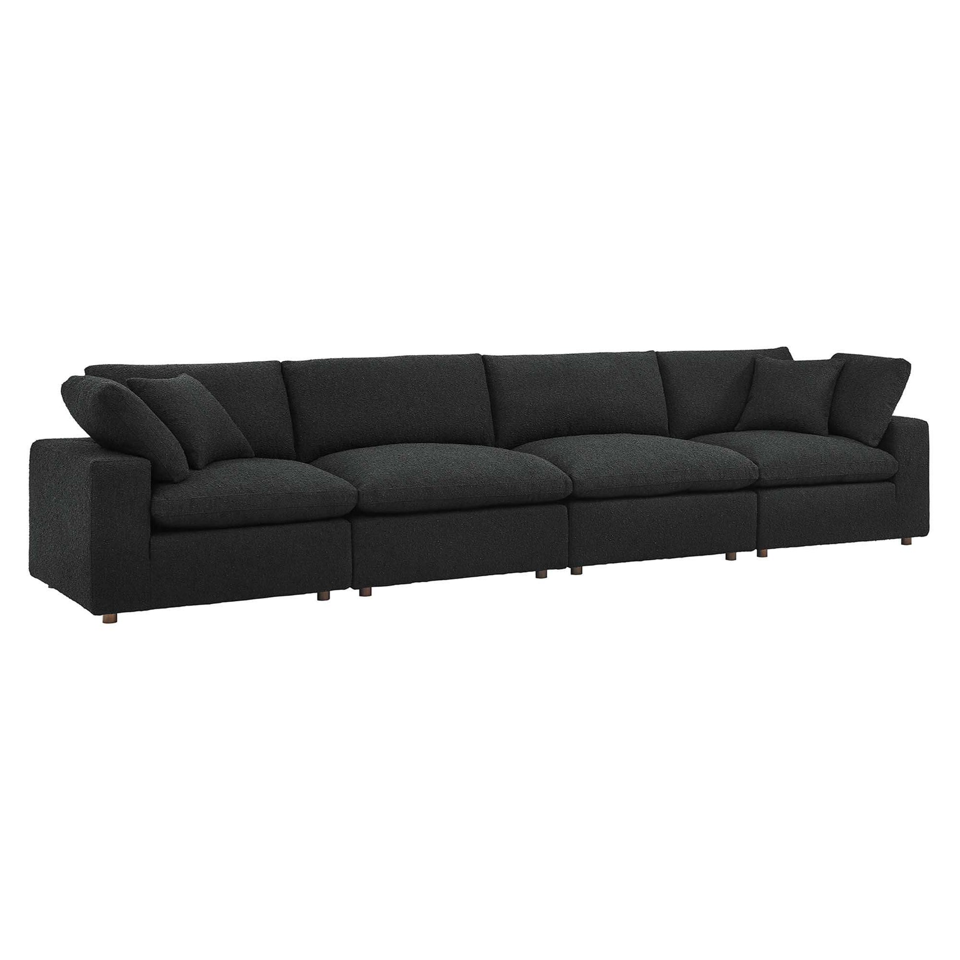 Commix Down Filled Overstuffed Boucle Fabric 4-Seater Sofa by Modway - Best Buy Furniture