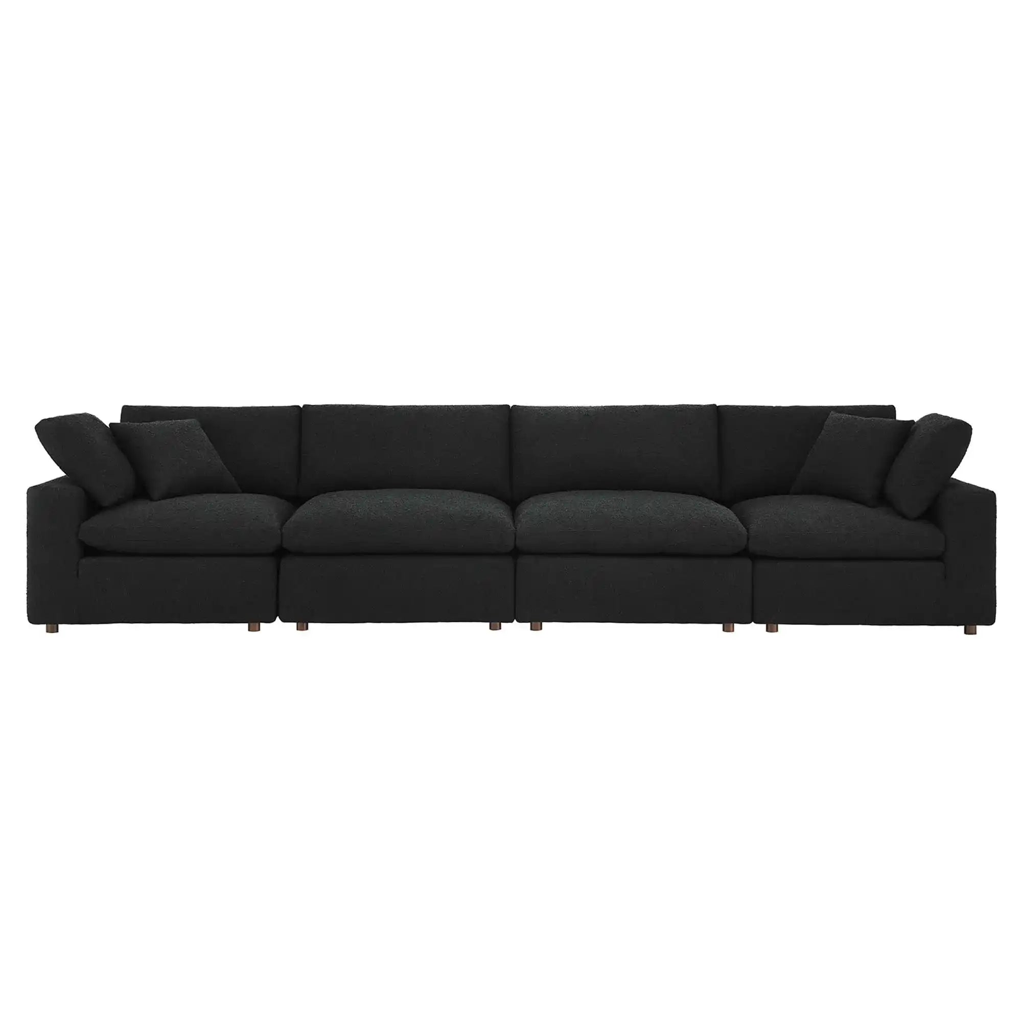 Commix Down Filled Overstuffed Boucle Fabric 4-Seater Sofa by Modway - Best Buy Furniture