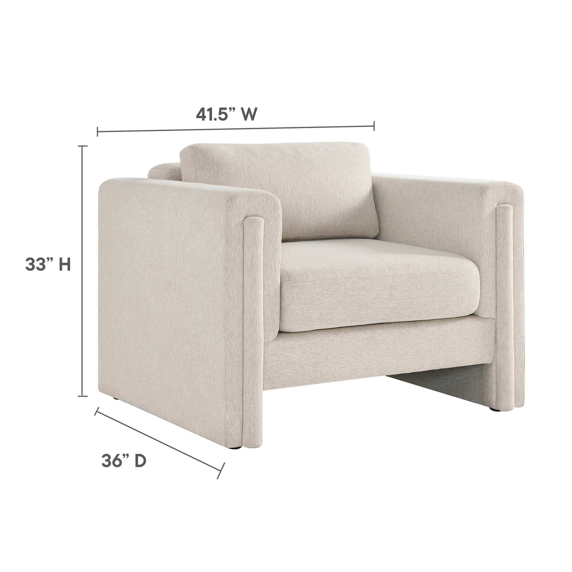Visible Fabric Armchair by Modway - Best Buy Furniture
