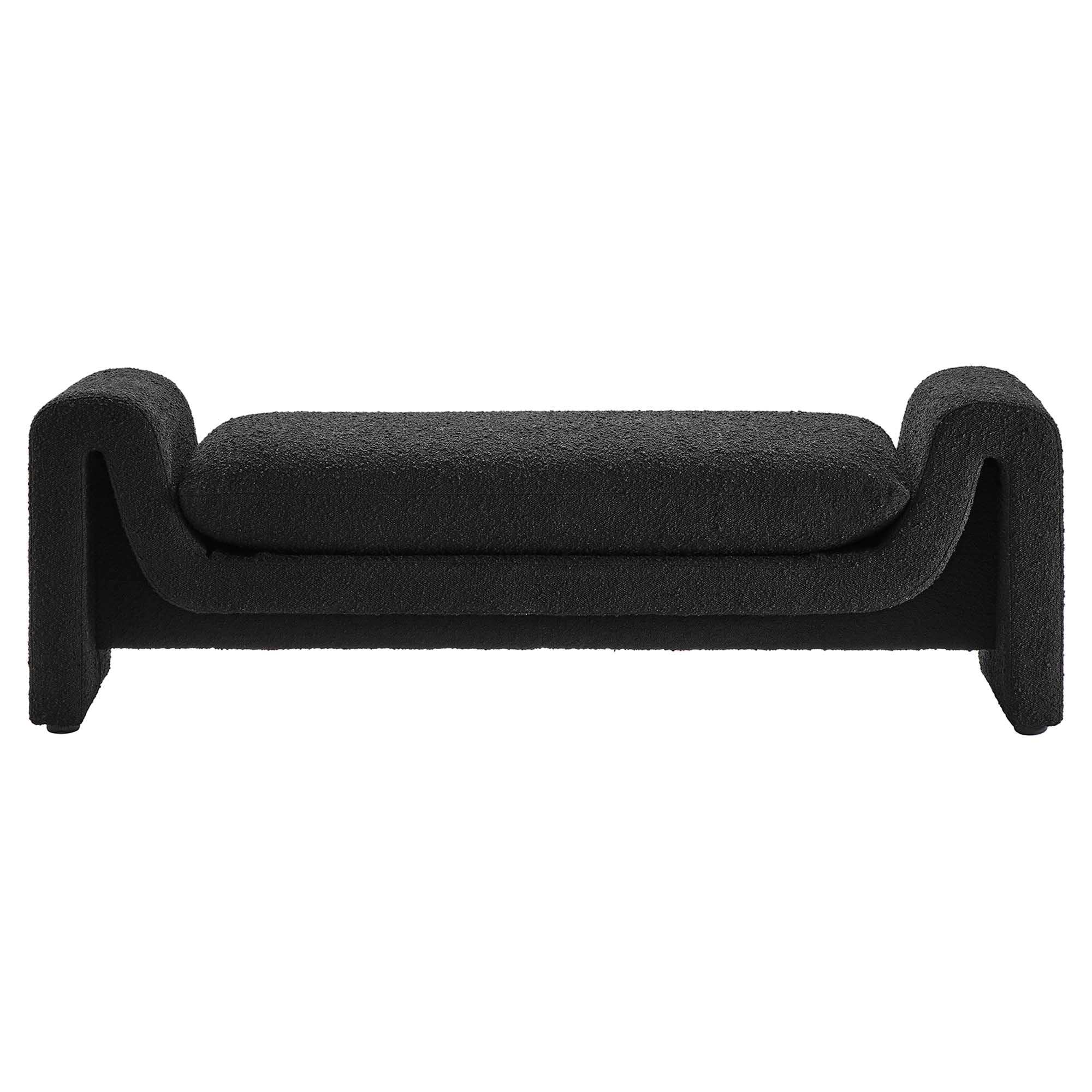 Waverly Boucle Fabric Bench by Modway - Best Buy Furniture