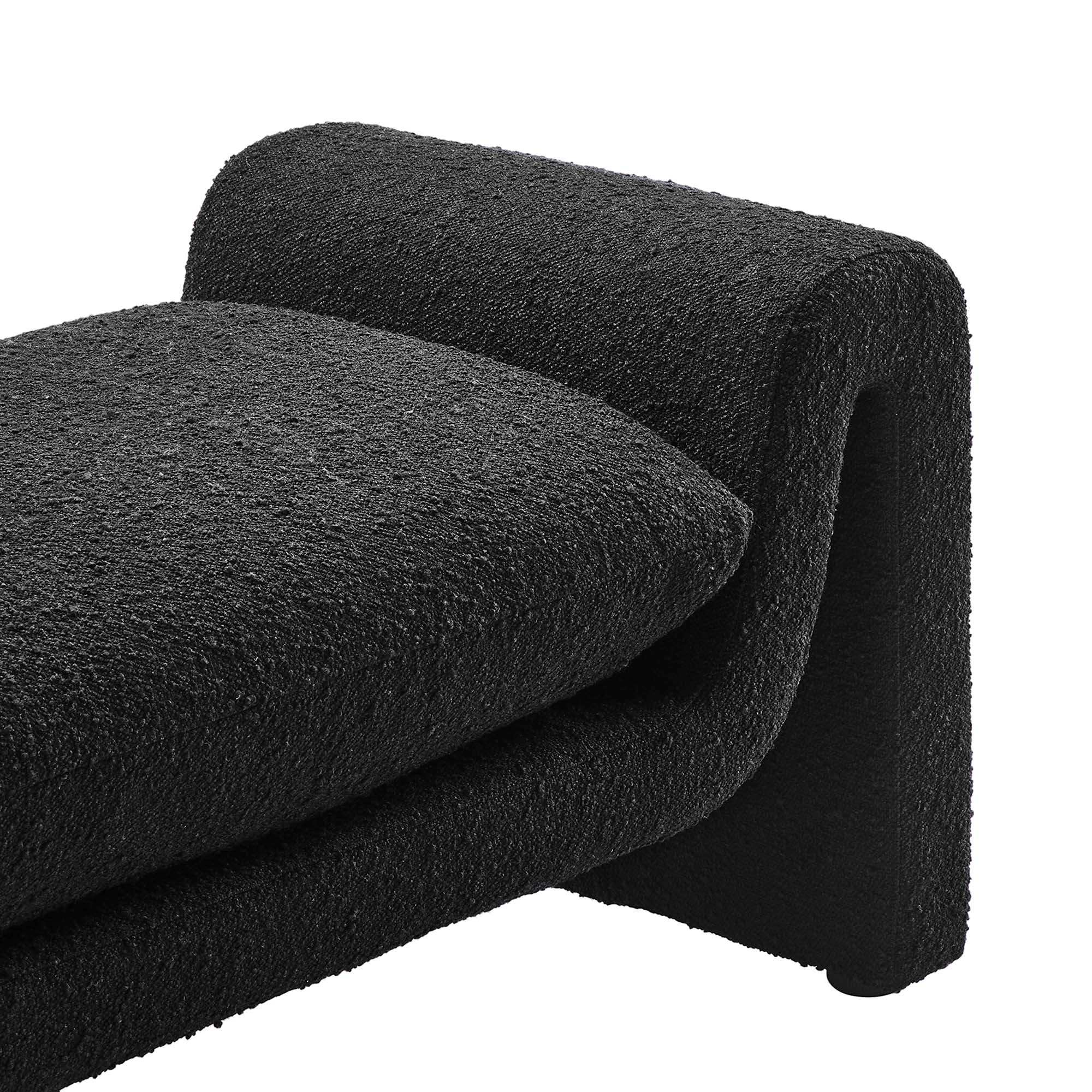 Waverly Boucle Fabric Bench by Modway - Best Buy Furniture