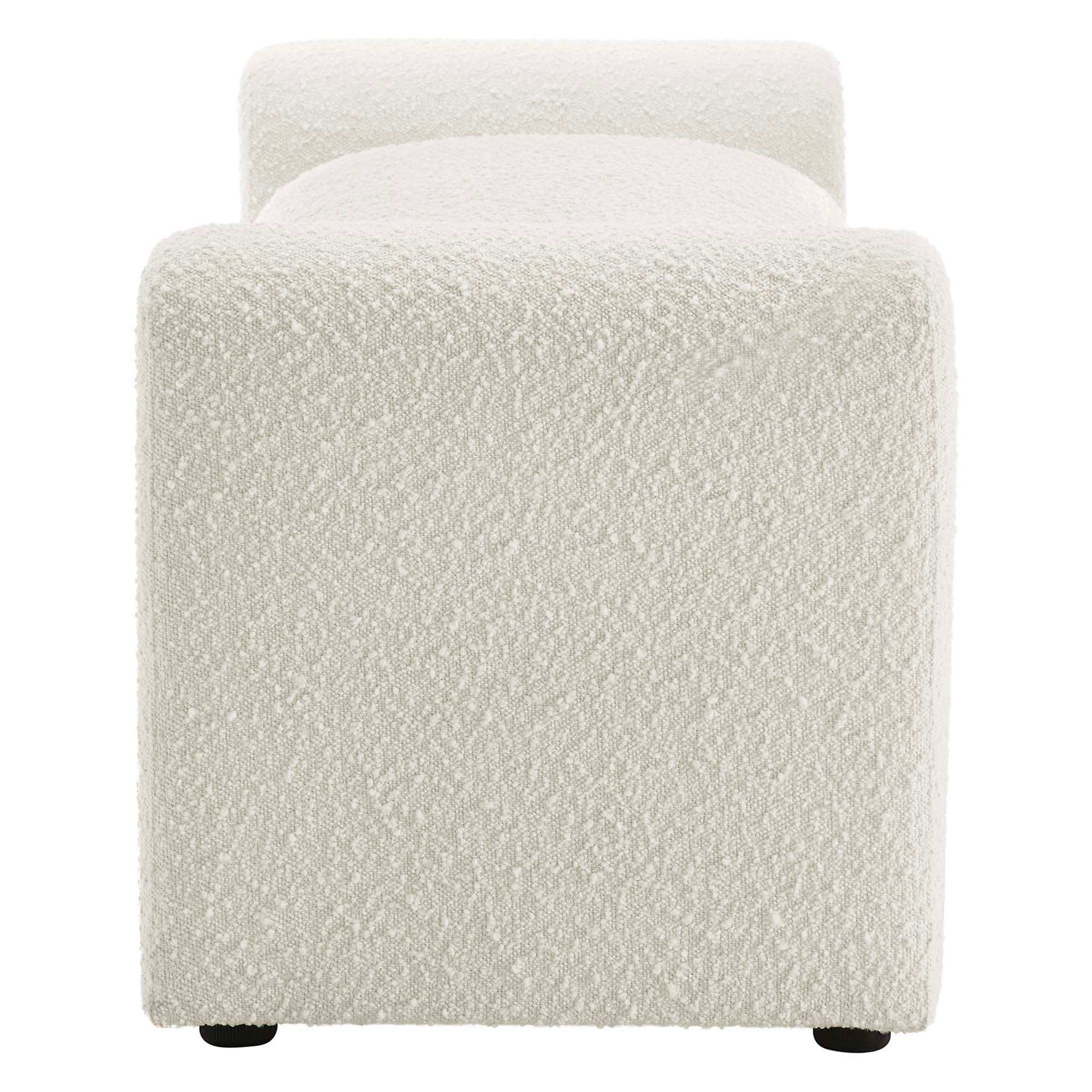 Waverly Boucle Fabric Bench by Modway - Best Buy Furniture