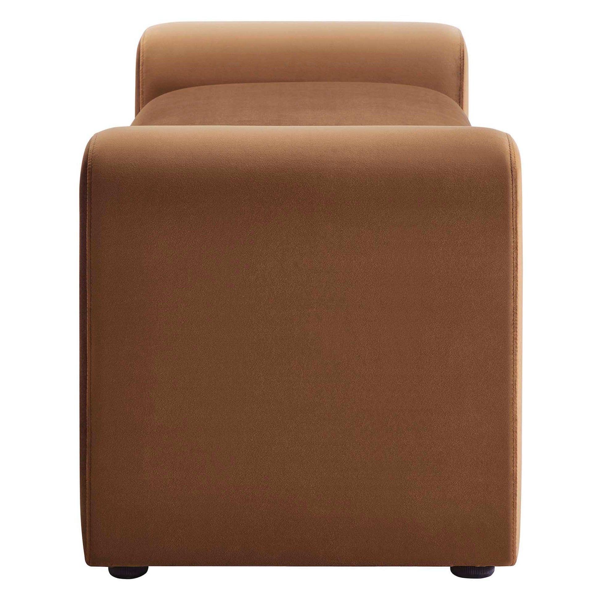 Waverly Performance Velvet Bench by Modway - Best Buy Furniture