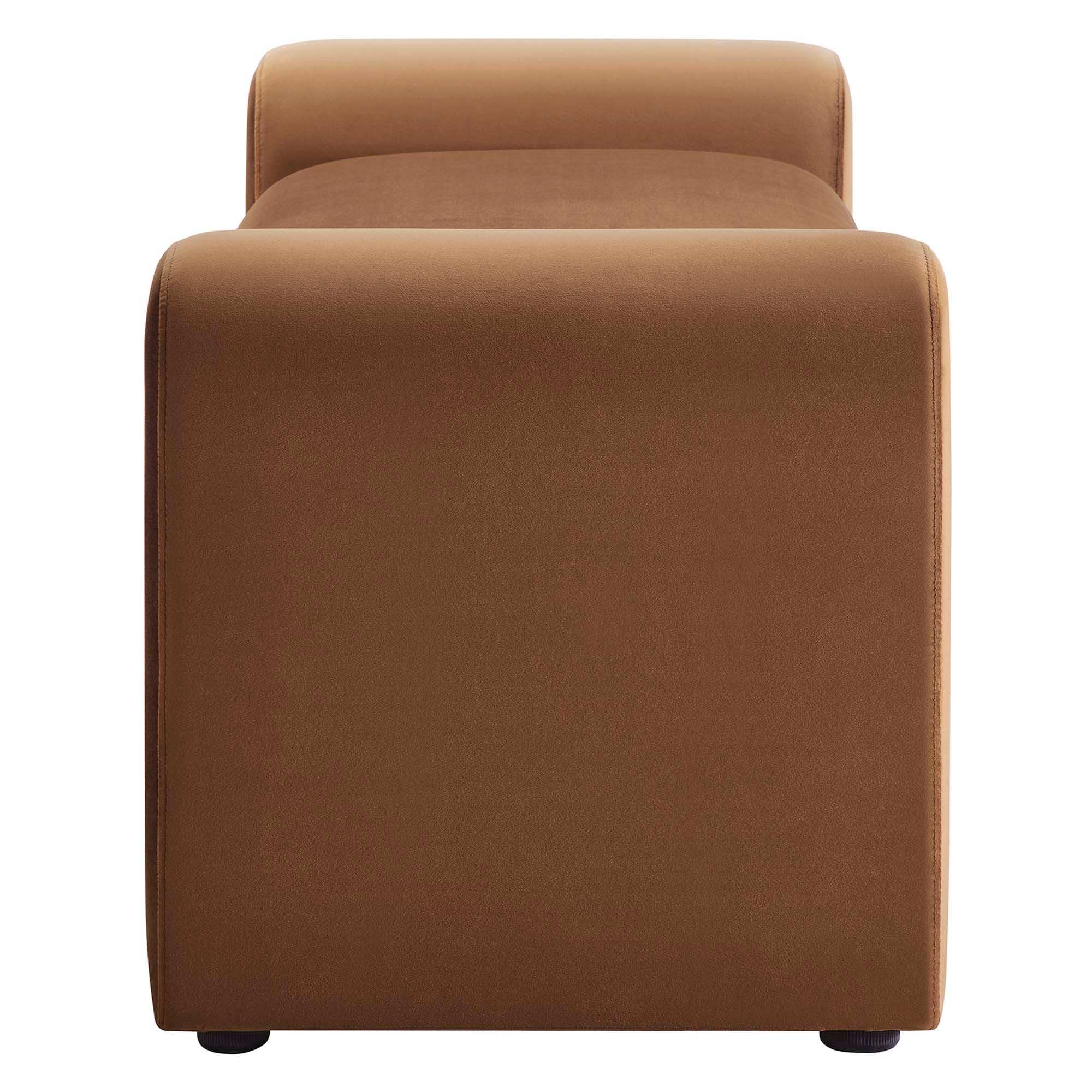 Waverly Performance Velvet Bench by Modway - Best Buy Furniture