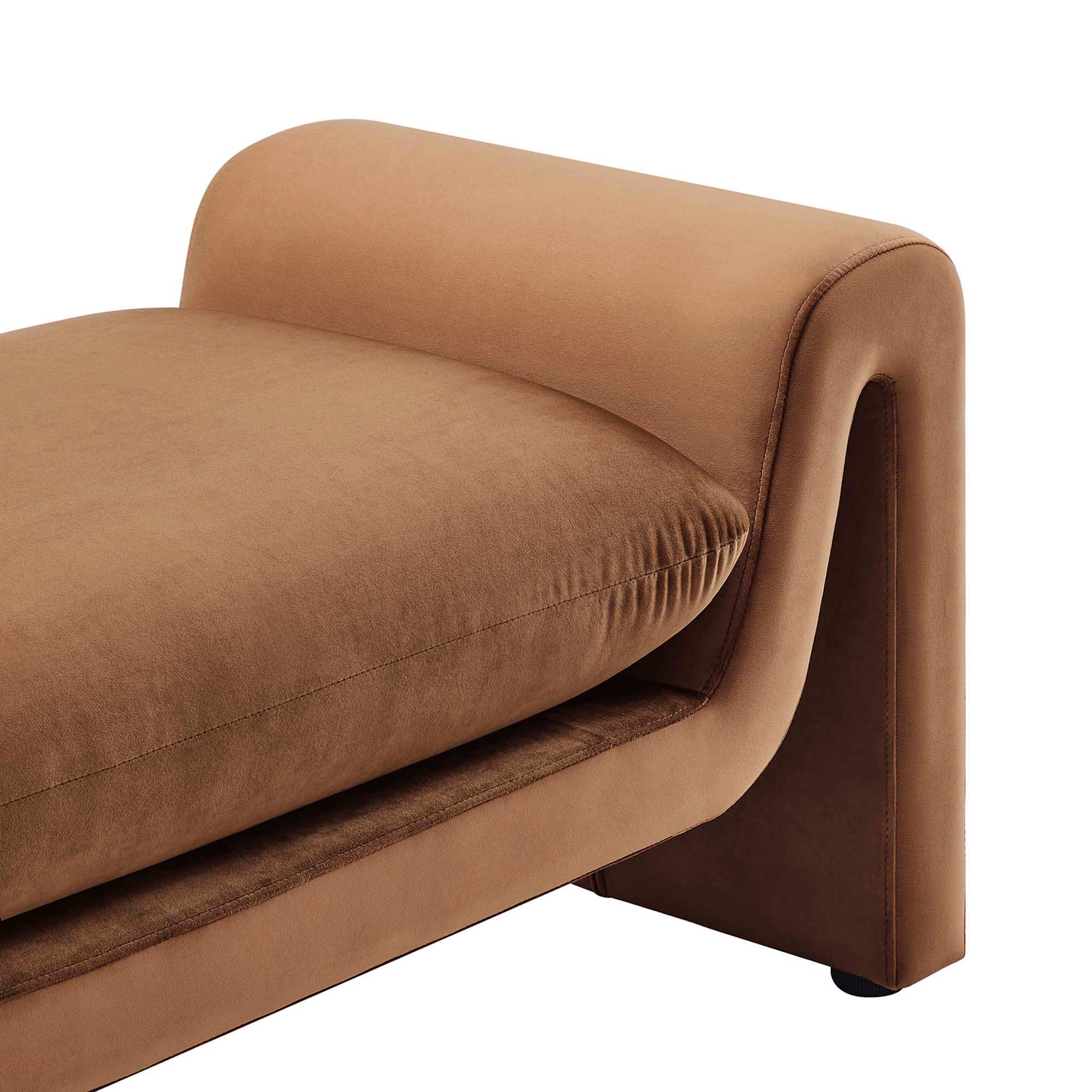 Waverly Performance Velvet Bench by Modway - Best Buy Furniture