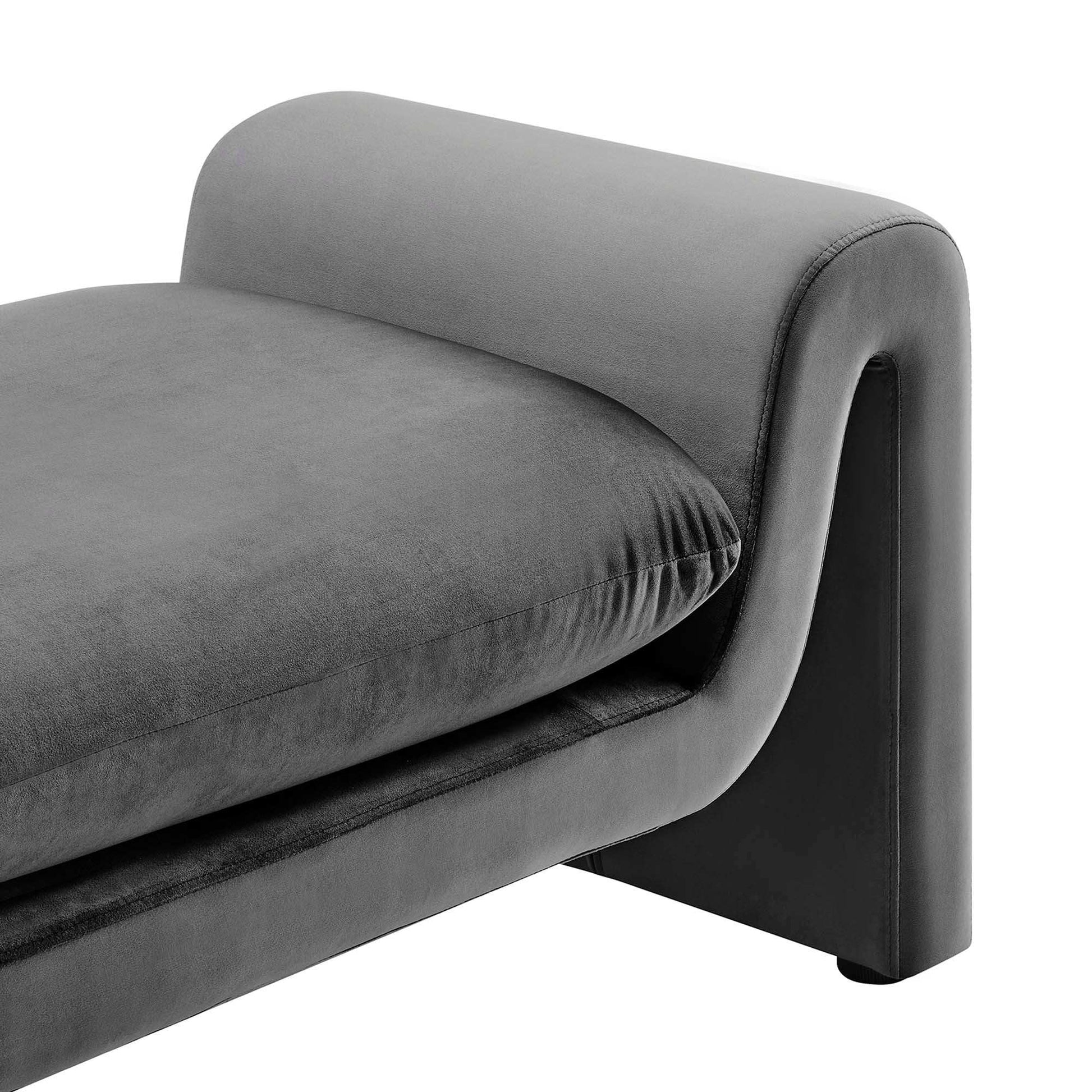Waverly Performance Velvet Bench by Modway - Best Buy Furniture