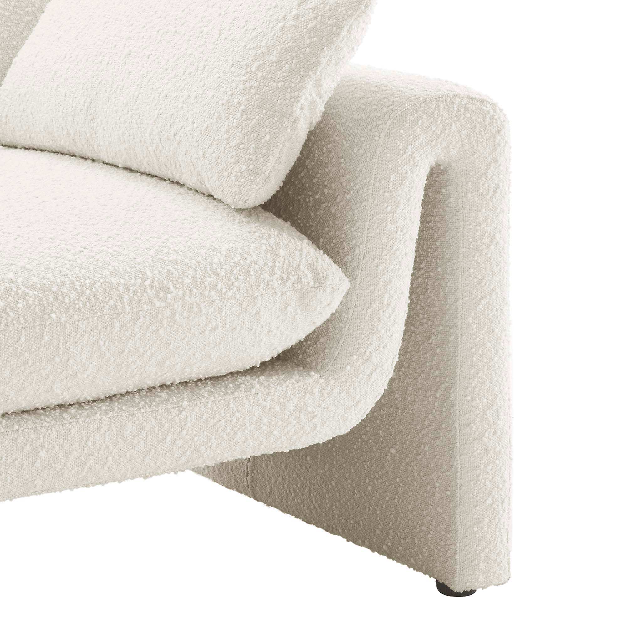 Waverly Boucle Fabric Sofa by Modway - Best Buy Furniture