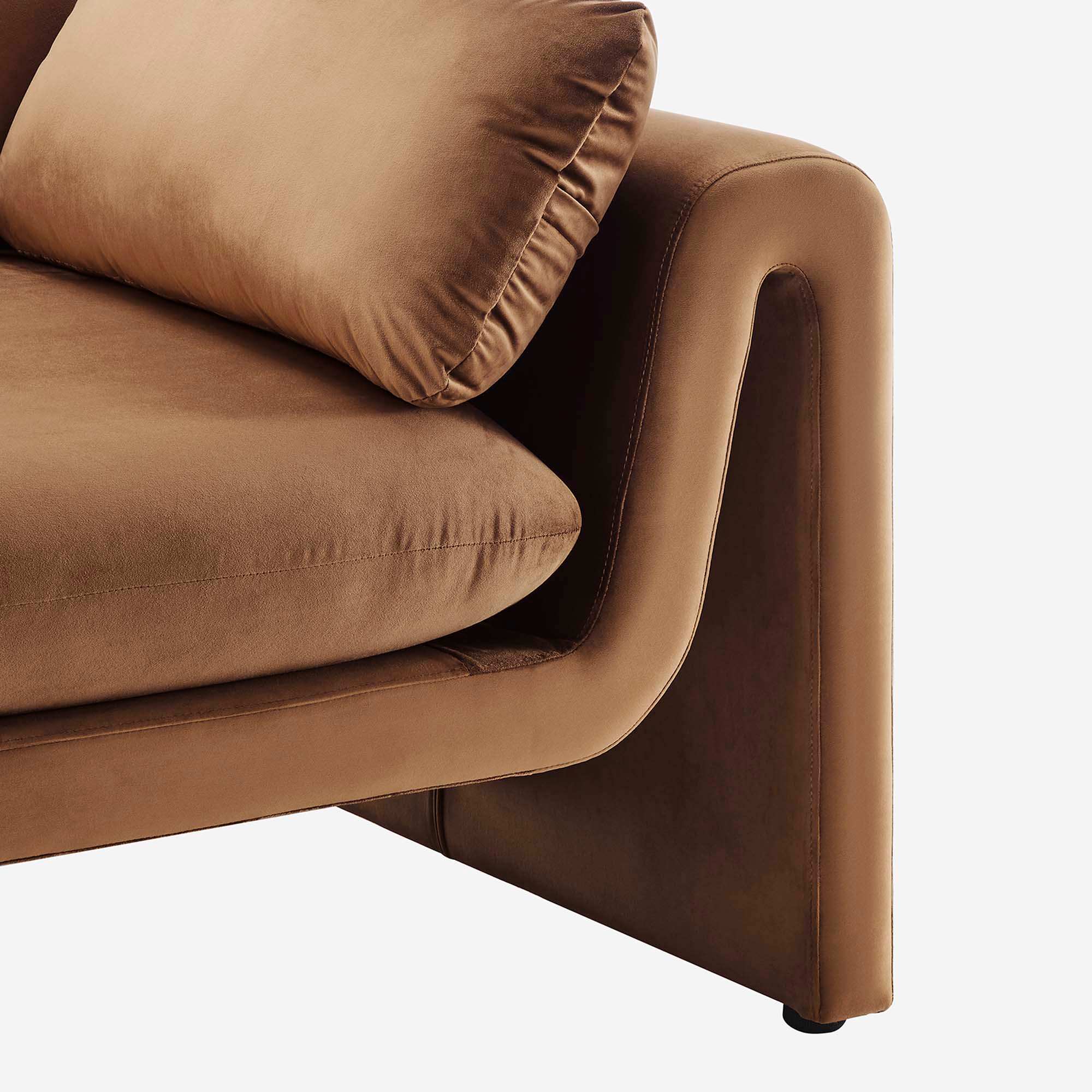 Waverly Performance Velvet Sofa by Modway - Best Buy Furniture