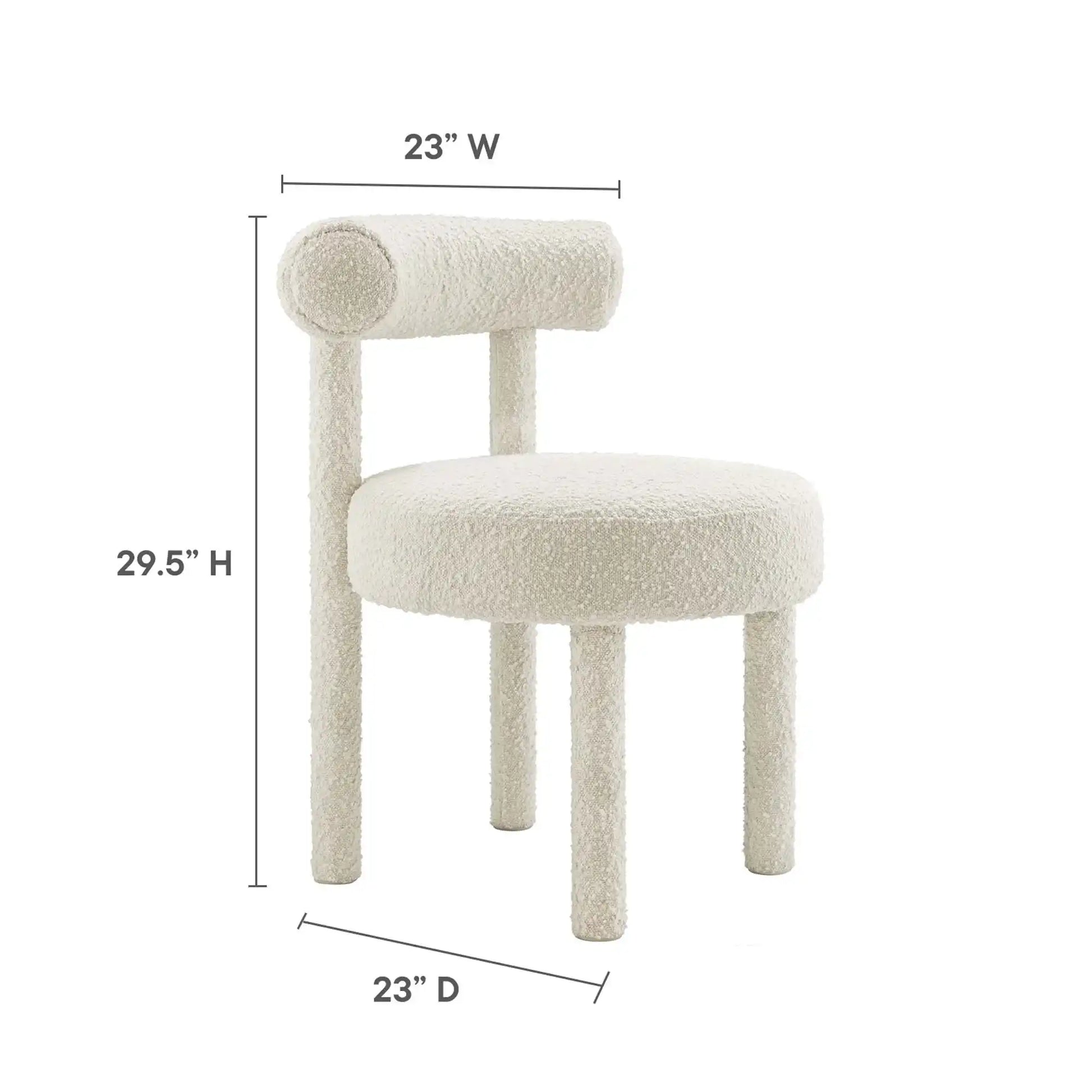 Toulouse Boucle Fabric Dining Chair by Modway - Best Buy Furniture