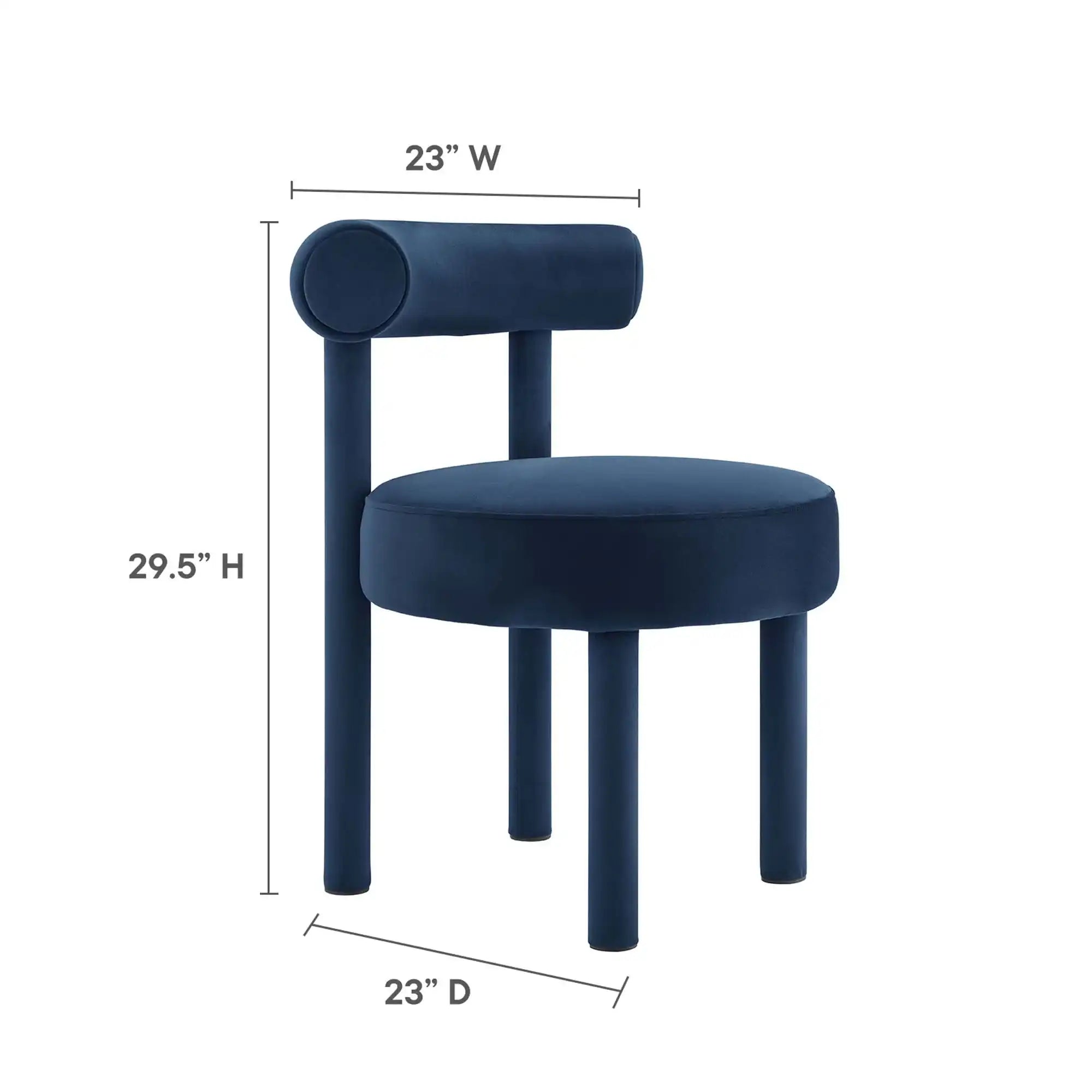 Toulouse Performance Velvet Dining Chair by Modway - Best Buy Furniture