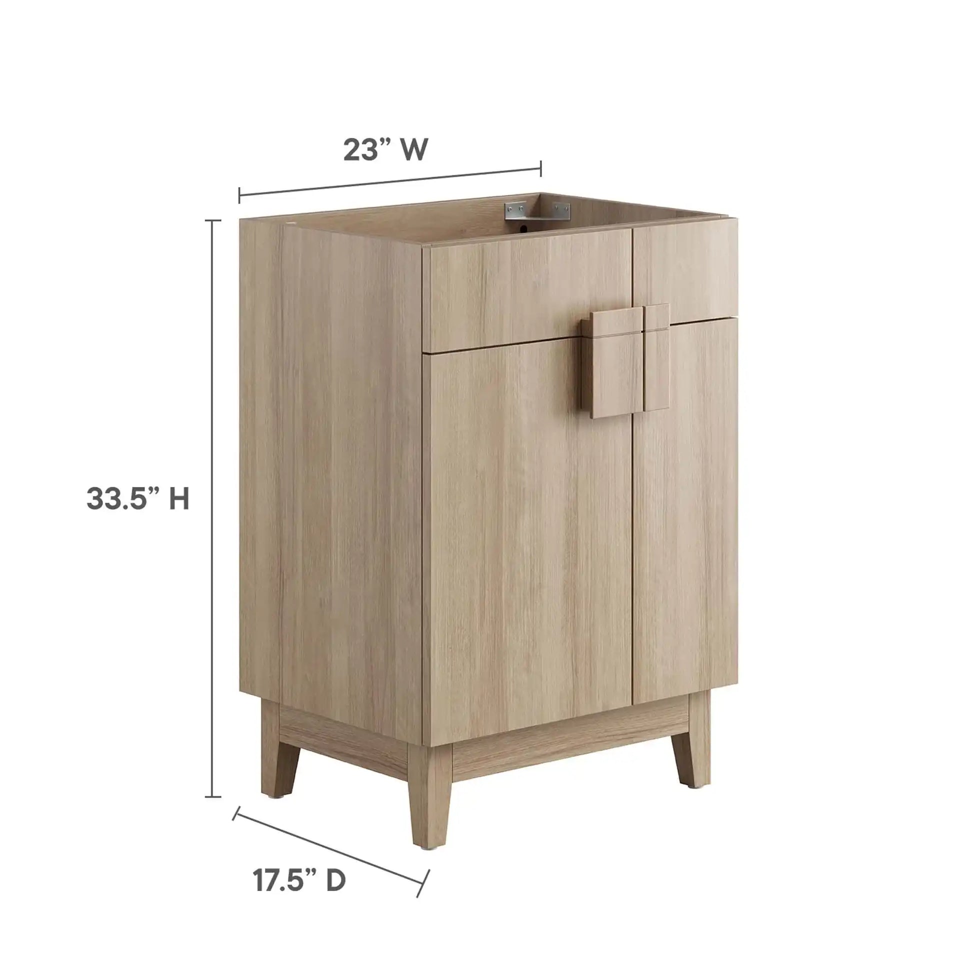Miles 24� Bathroom Vanity Cabinet (Sink Basin Not Included) by Modway - Best Buy Furniture