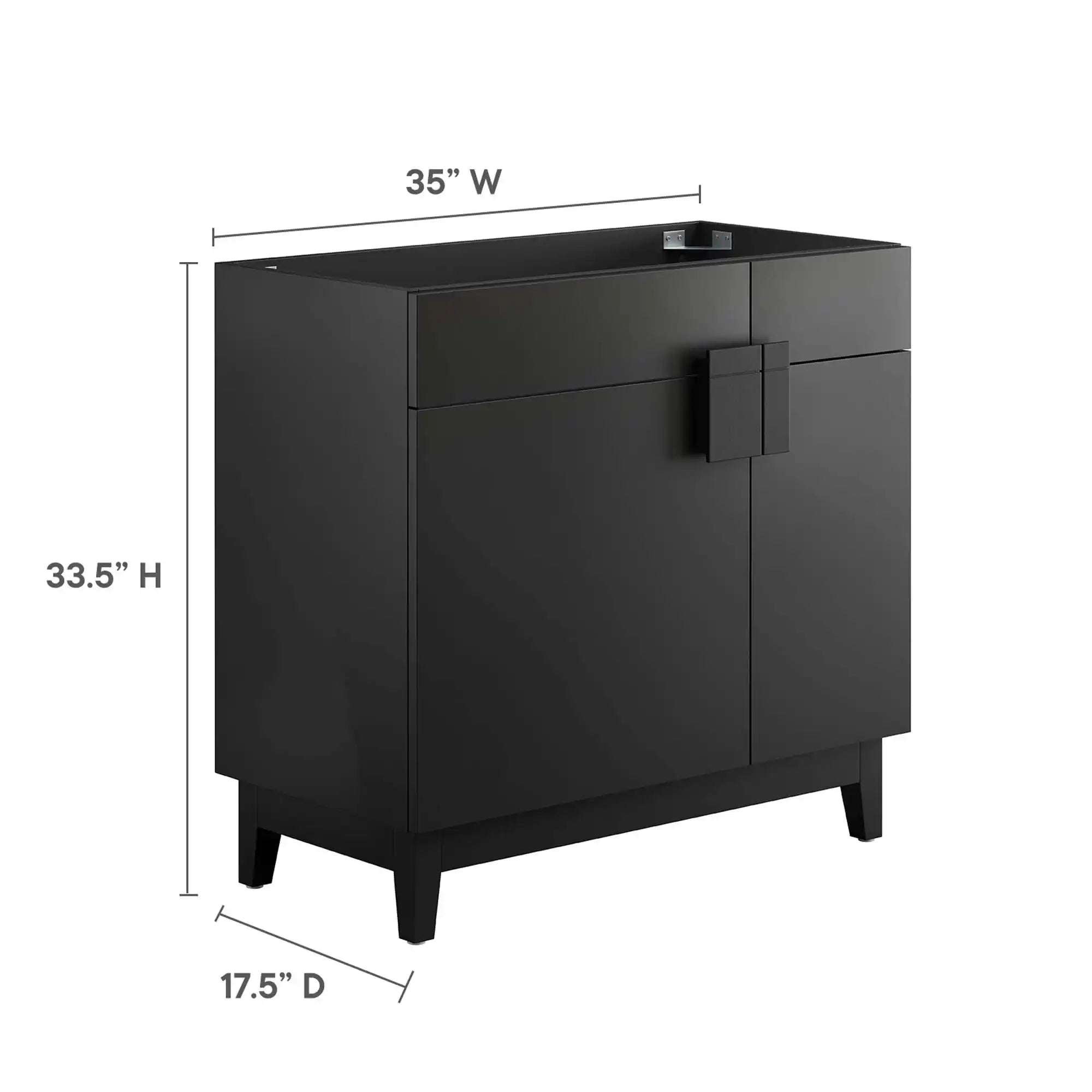 Miles 36� Bathroom Vanity Cabinet (Sink Basin Not Included) by Modway - Best Buy Furniture
