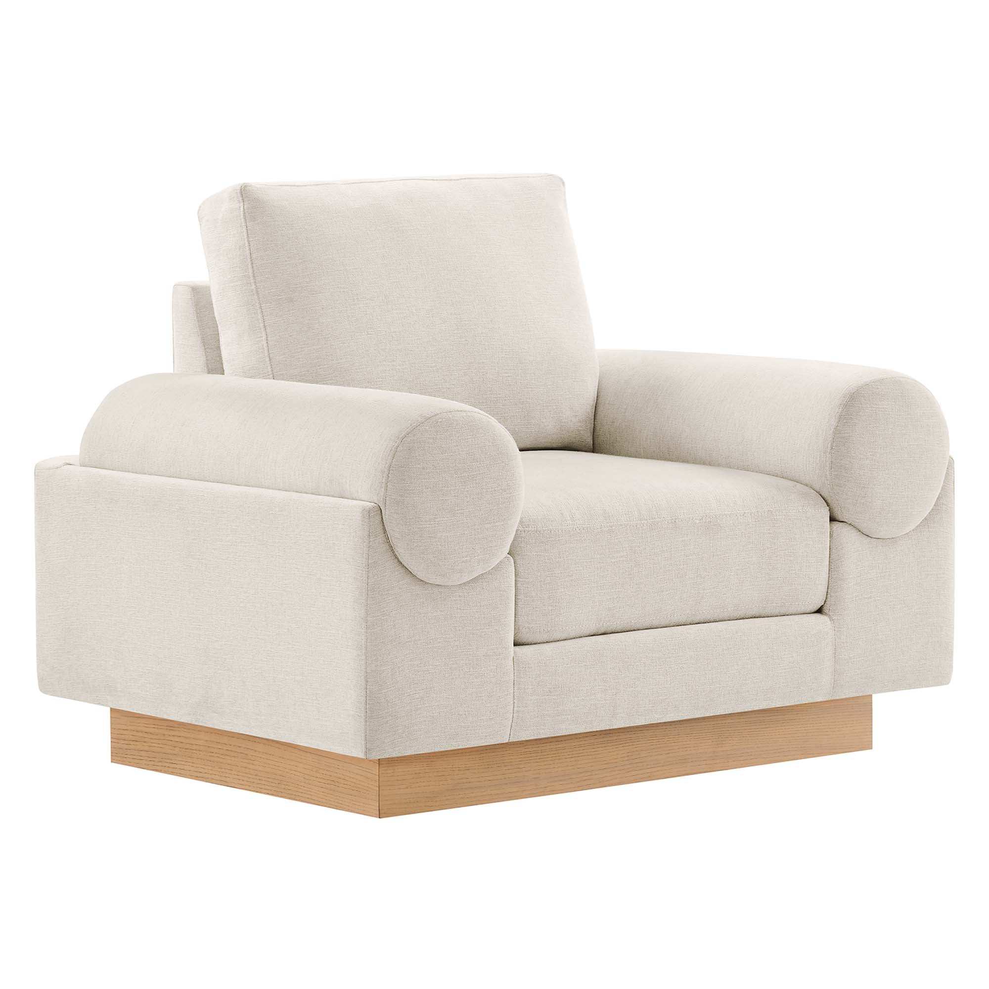 Oasis Upholstered Fabric Armchair by Modway - Best Buy Furniture