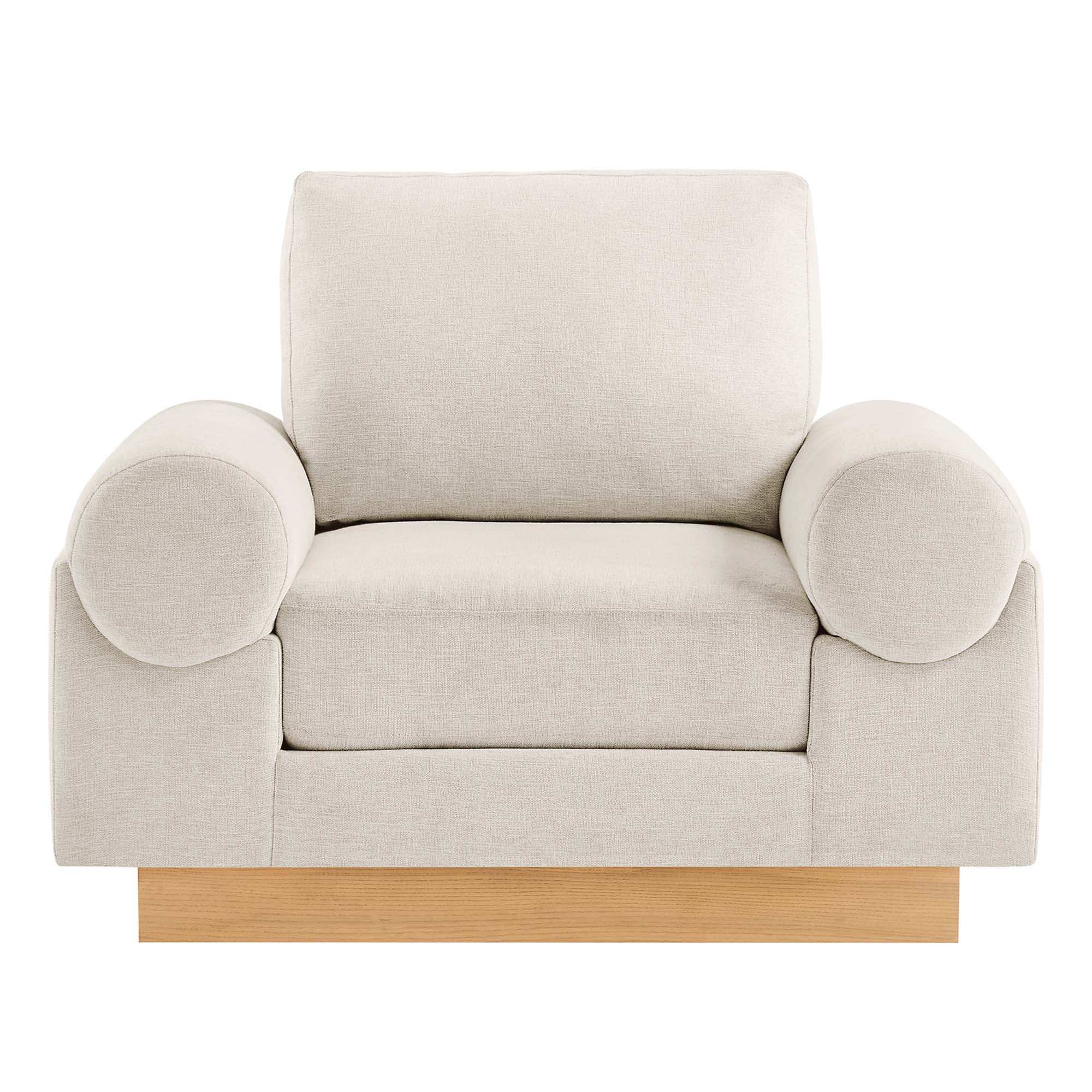Oasis Upholstered Fabric Armchair by Modway - Best Buy Furniture