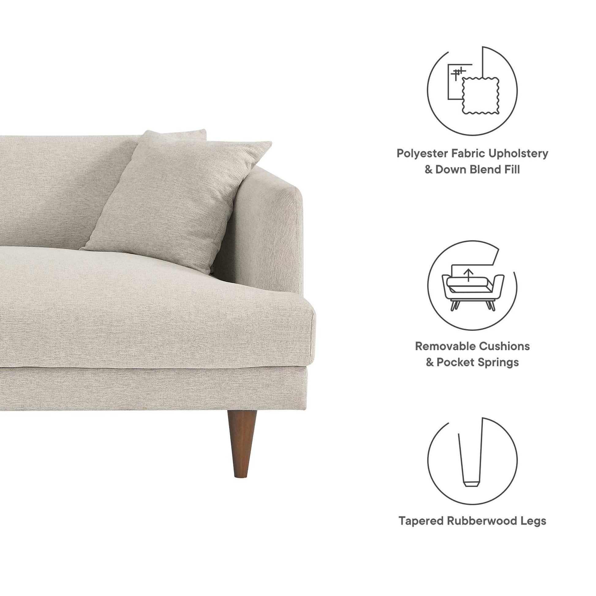 Zoya Down Filled Overstuffed Sofa by Modway - Best Buy Furniture