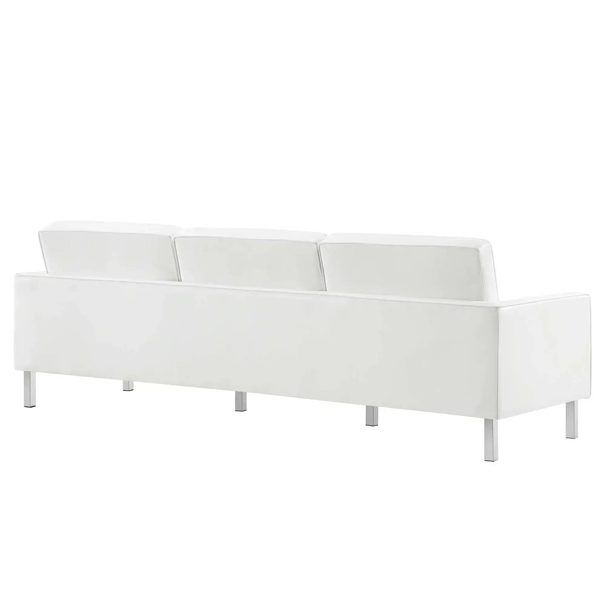 Loft Tufted Vegan Leather Sofa and Ottoman Set by Modway - Best Buy Furniture
