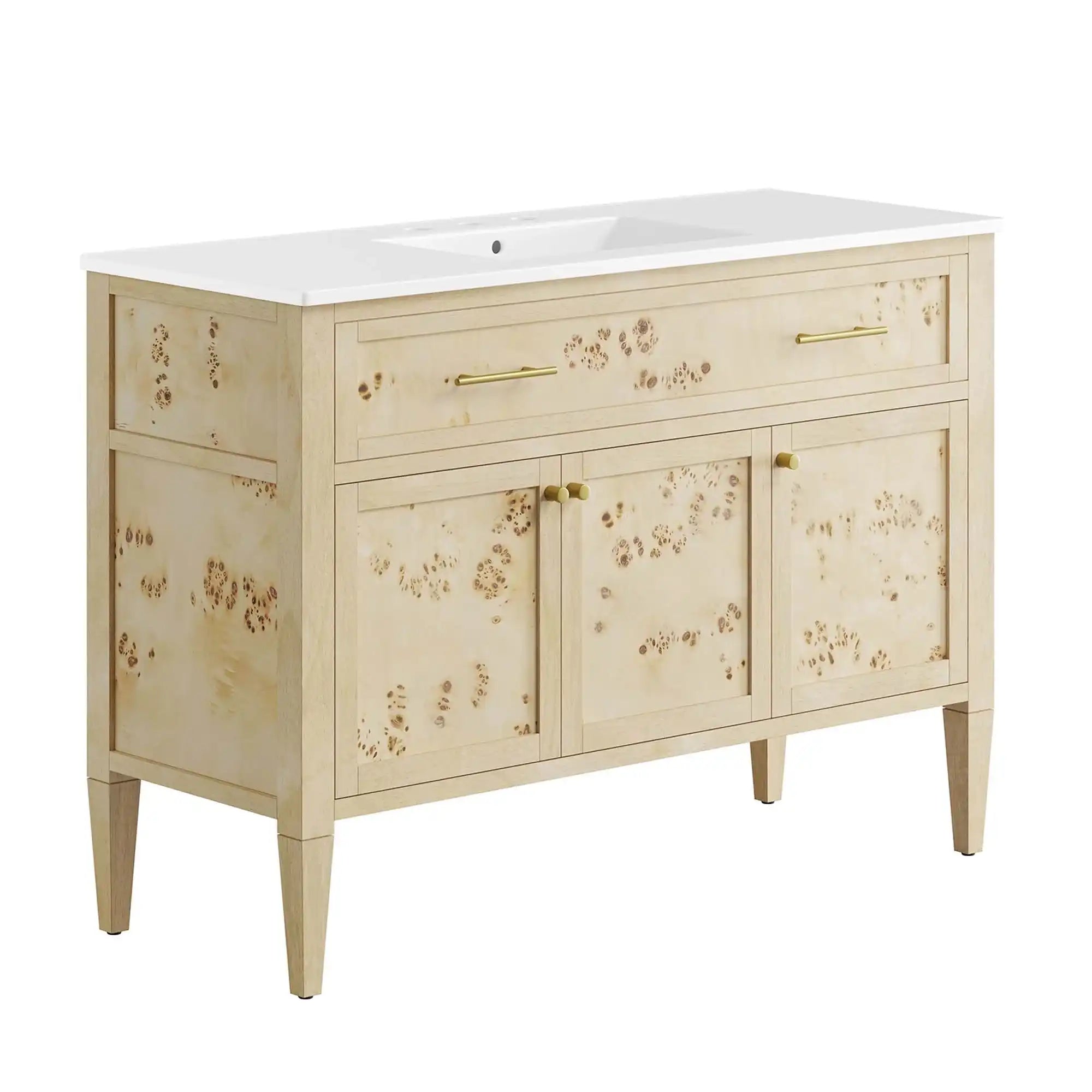 Elysian 48" Wood Single Sink Bathroom Vanity by Modway - Best Buy Furniture