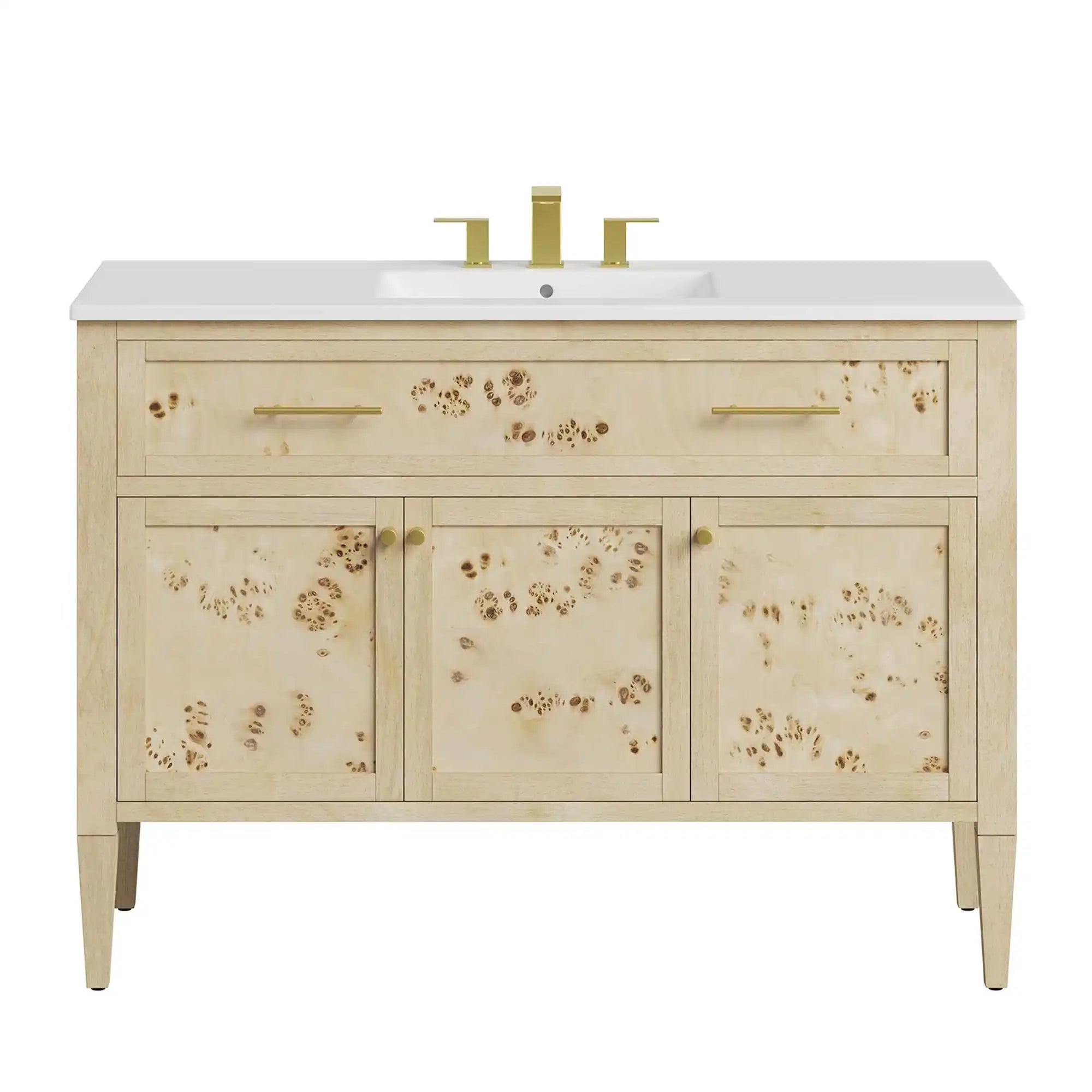 Elysian 48" Wood Single Sink Bathroom Vanity by Modway - Best Buy Furniture