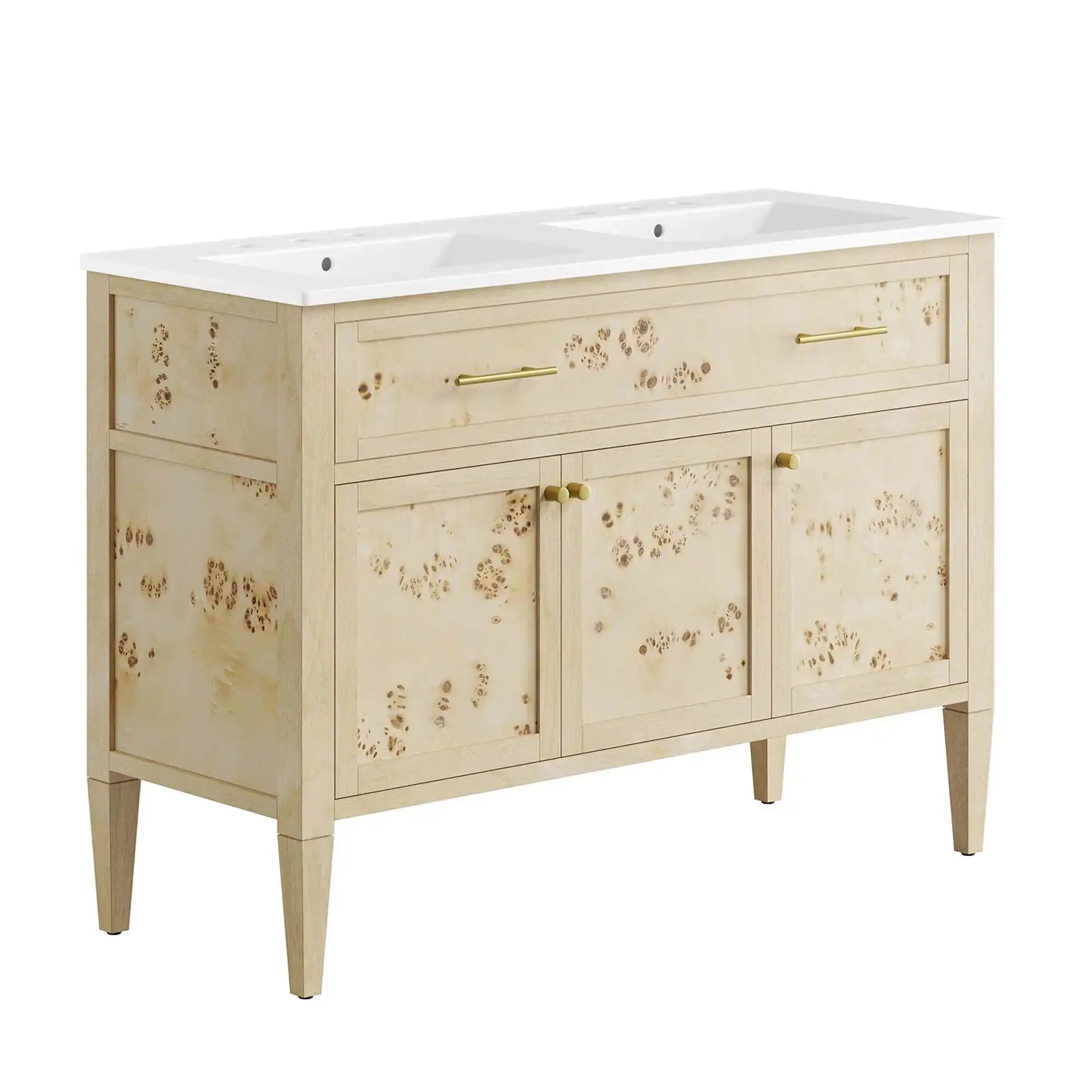 Elysian 48" Double Sink Bathroom Vanity by Modway - Best Buy Furniture