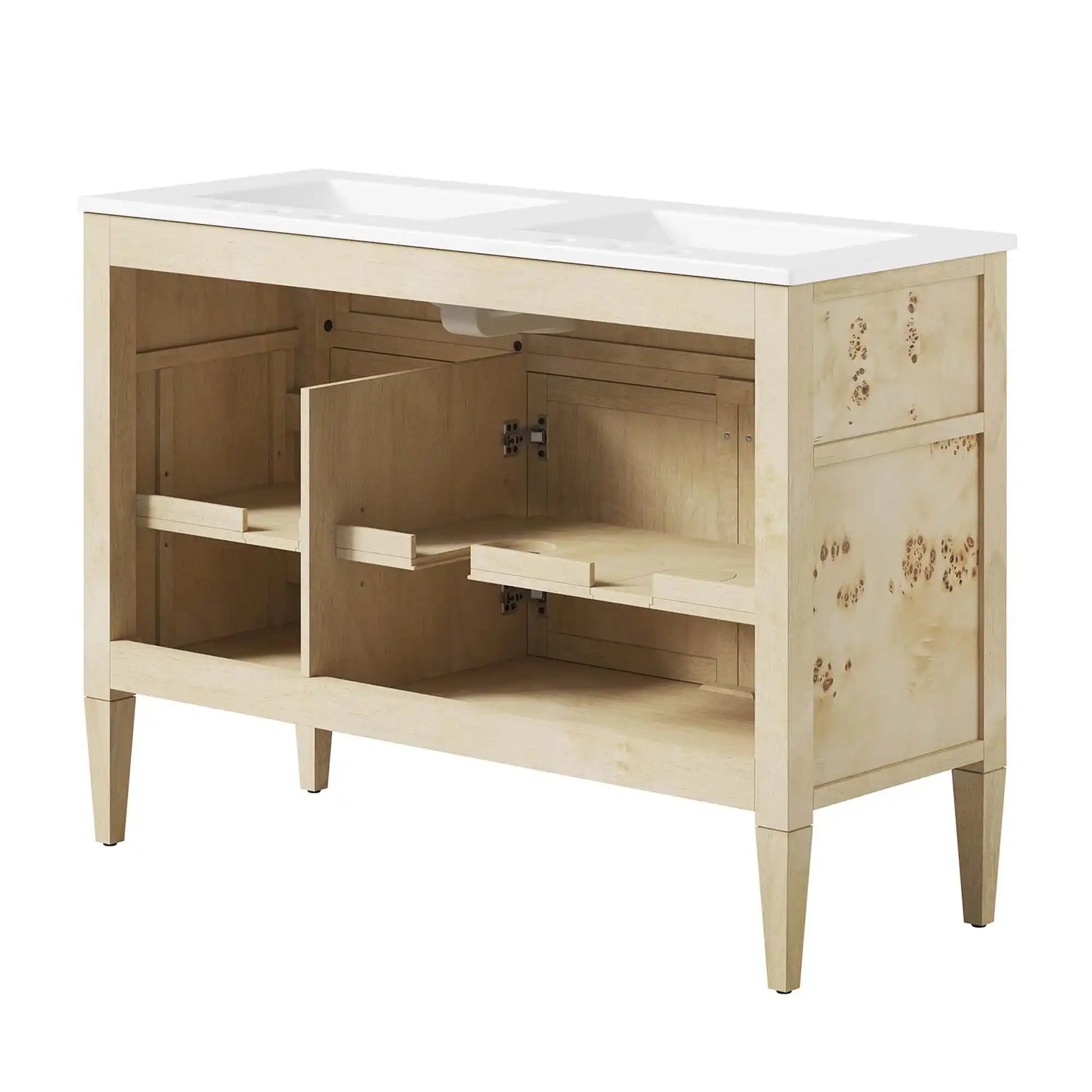 Elysian 48" Double Sink Bathroom Vanity by Modway - Best Buy Furniture