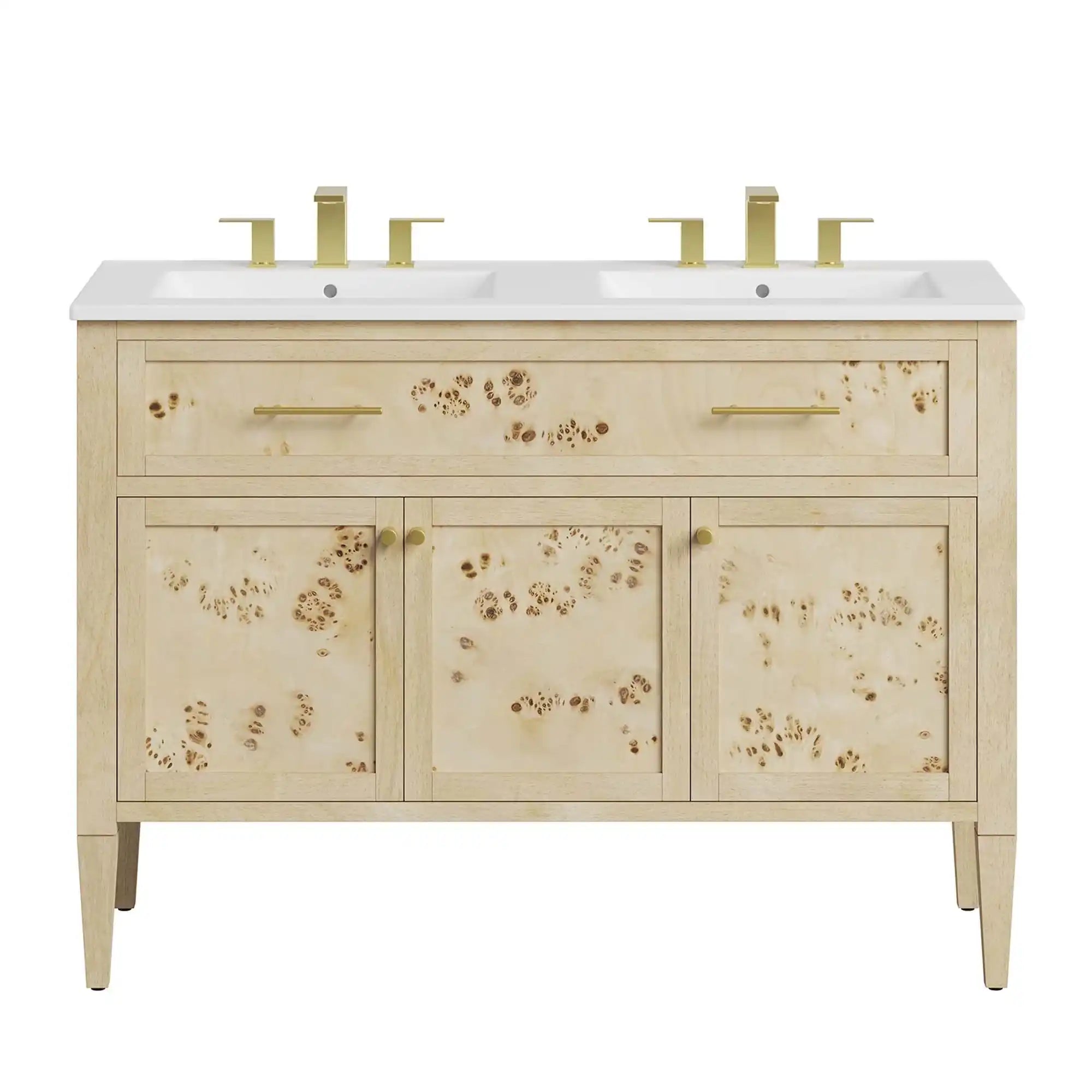 Elysian 48" Double Sink Bathroom Vanity by Modway - Best Buy Furniture
