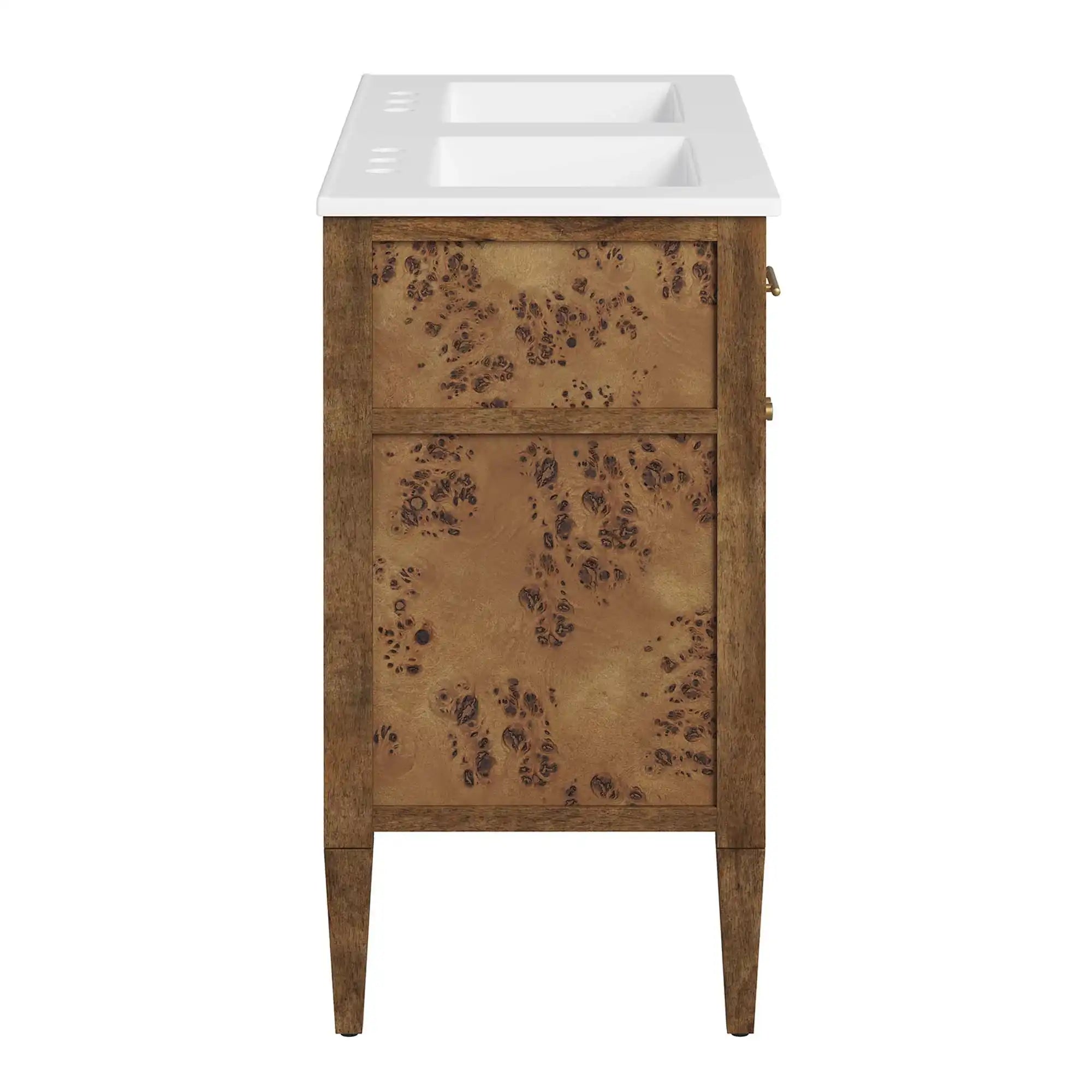 Elysian 48" Wood Double Sink Bathroom Vanity by Modway - Best Buy Furniture