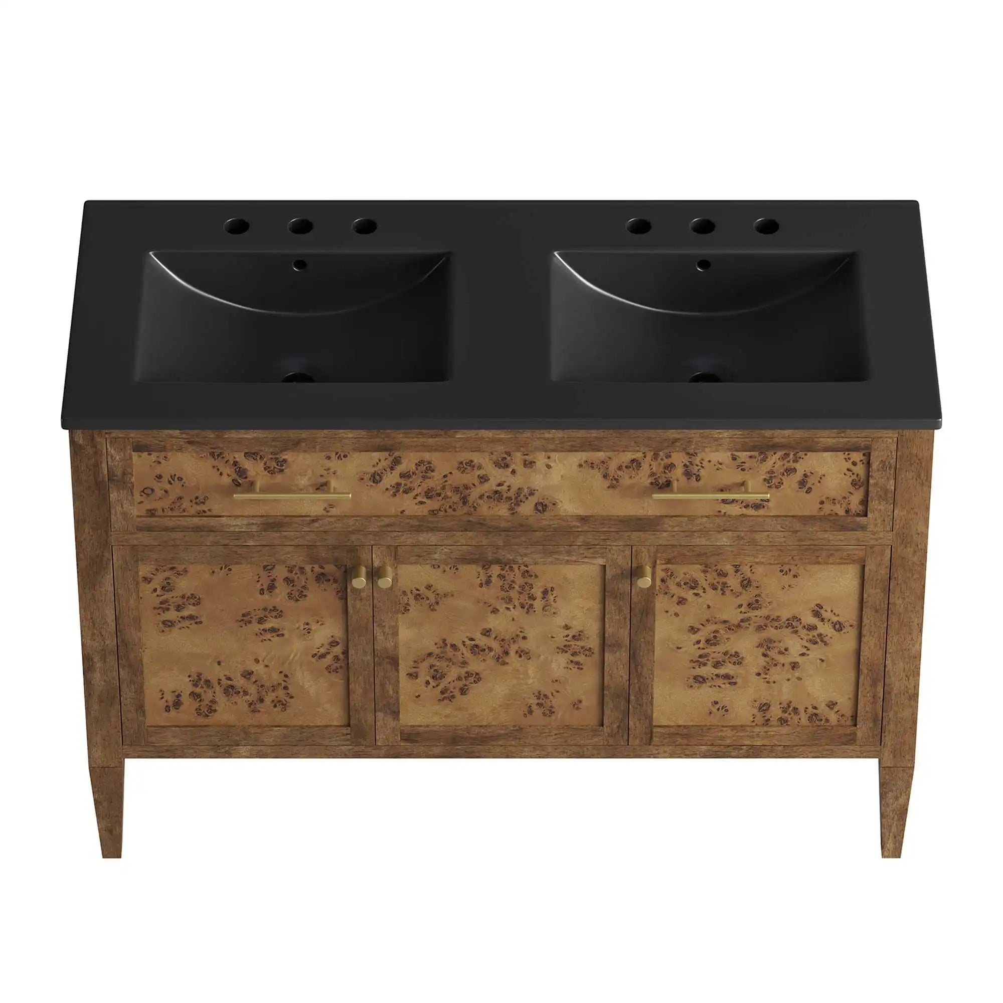Elysian 48" Wood Double Sink Bathroom Vanity by Modway - Best Buy Furniture