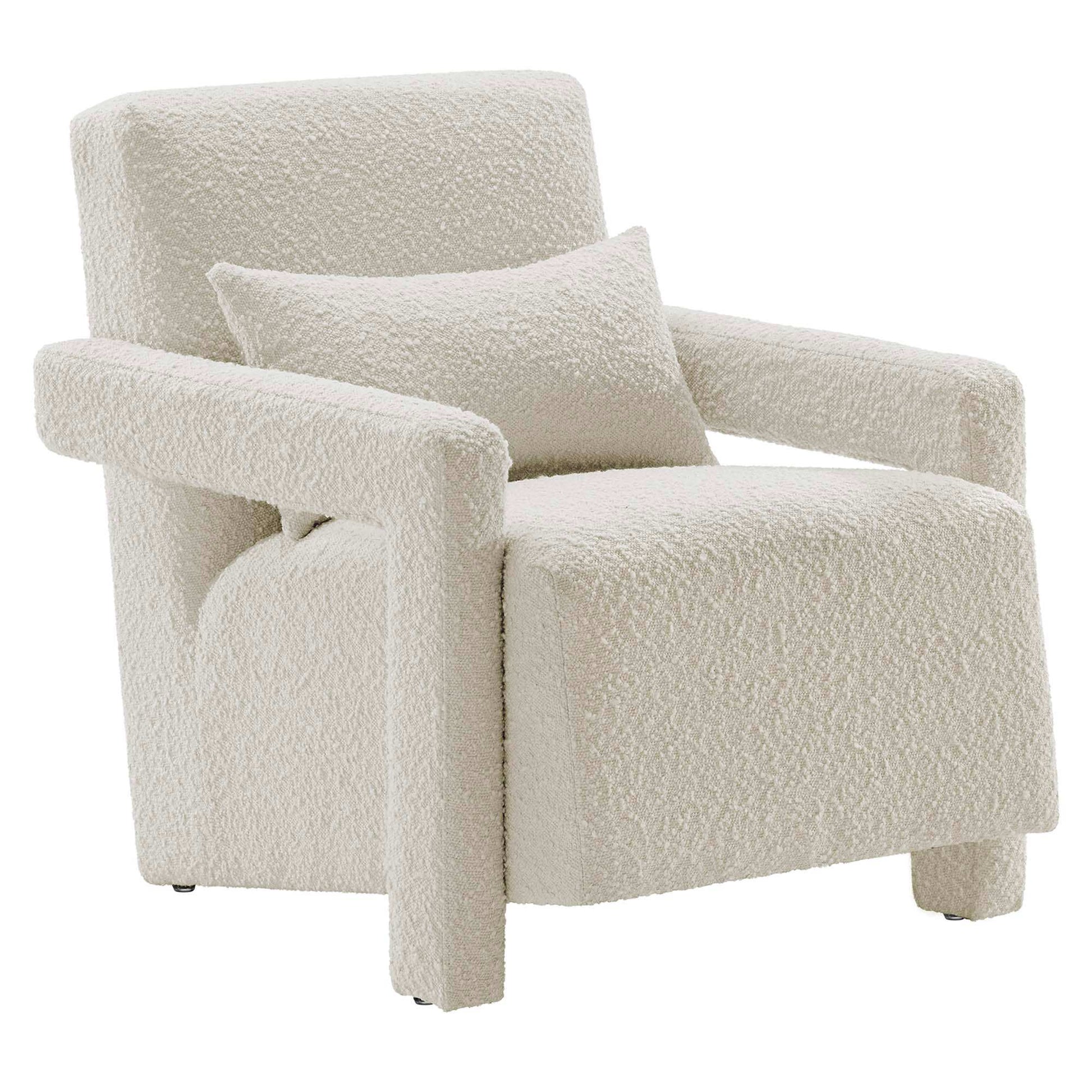 Mirage Boucle Upholstered Armchair by Modway - Best Buy Furniture