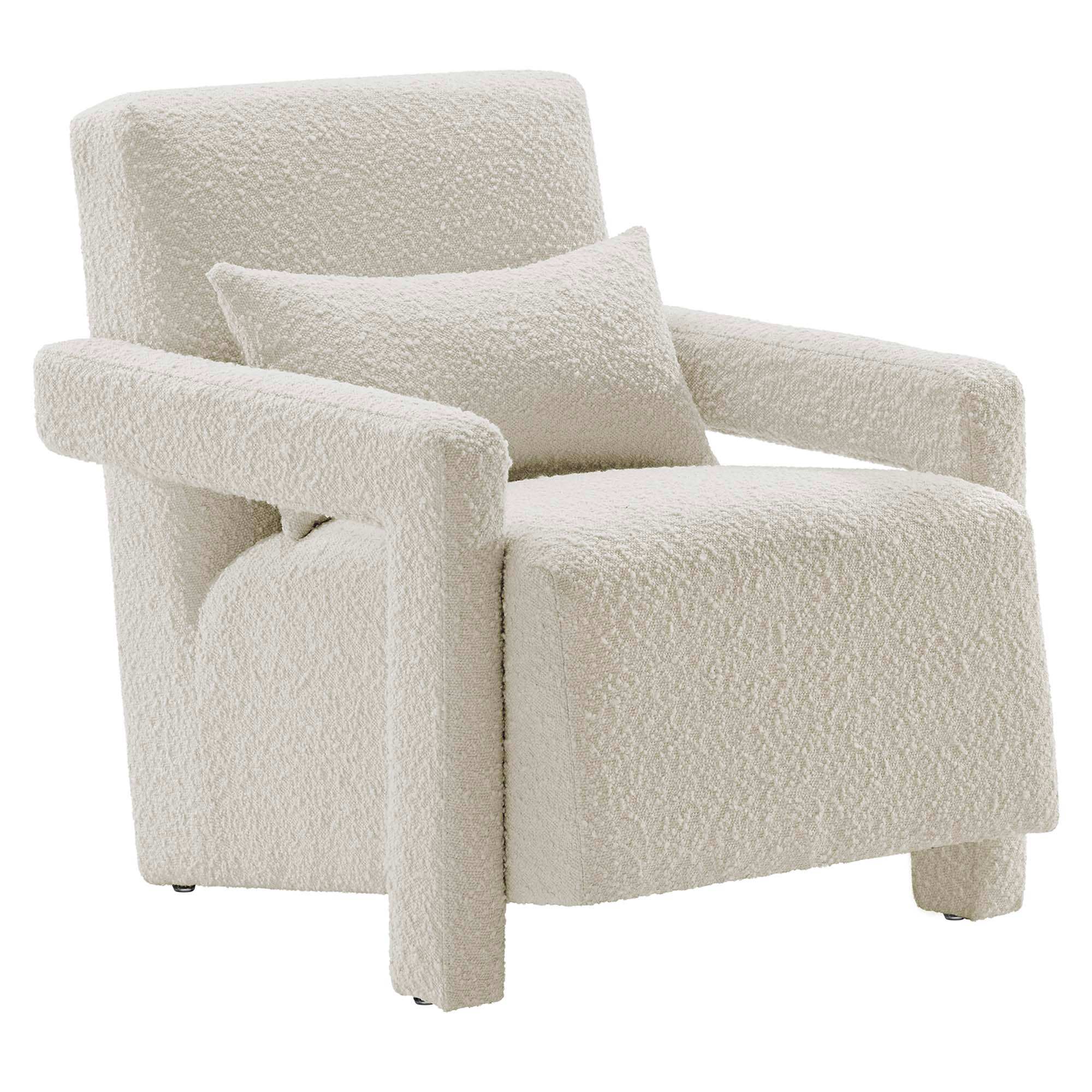 Mirage Boucle Upholstered Armchair by Modway - Best Buy Furniture