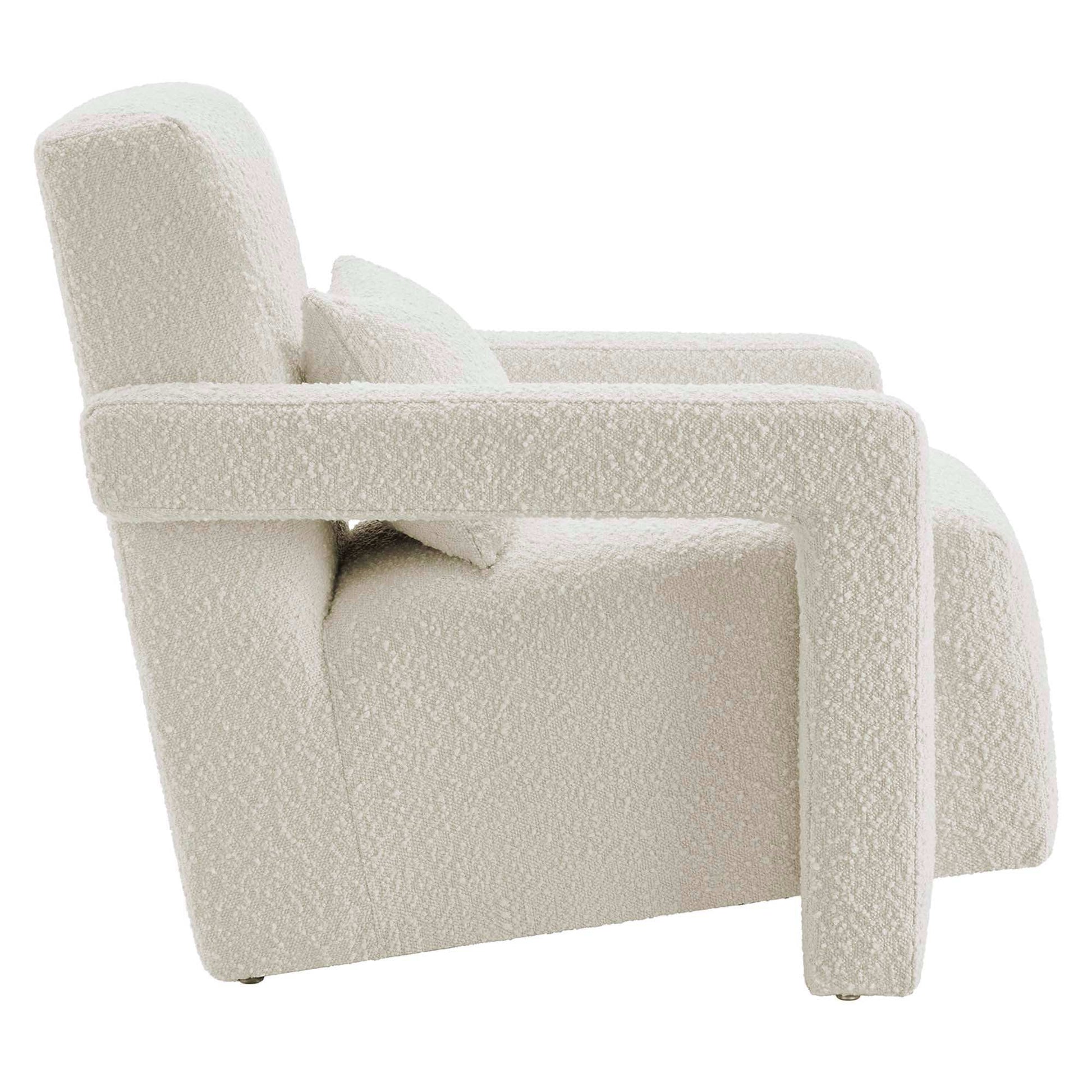 Mirage Boucle Upholstered Armchair by Modway - Best Buy Furniture