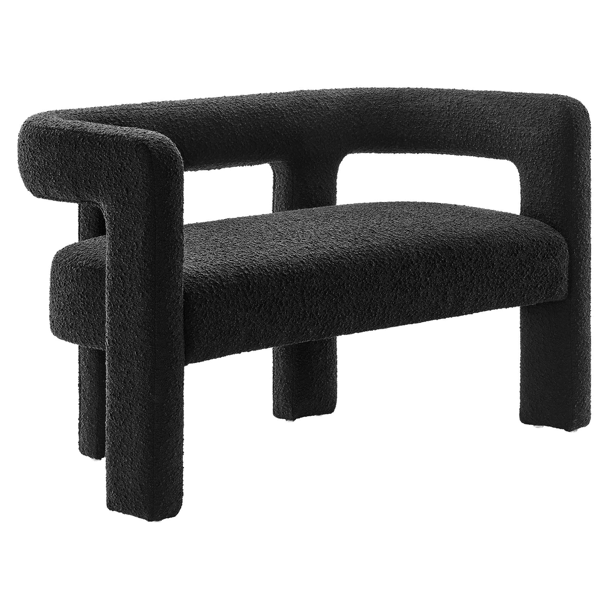 Kayla Boucle Upholstered Loveseat by Modway - Best Buy Furniture