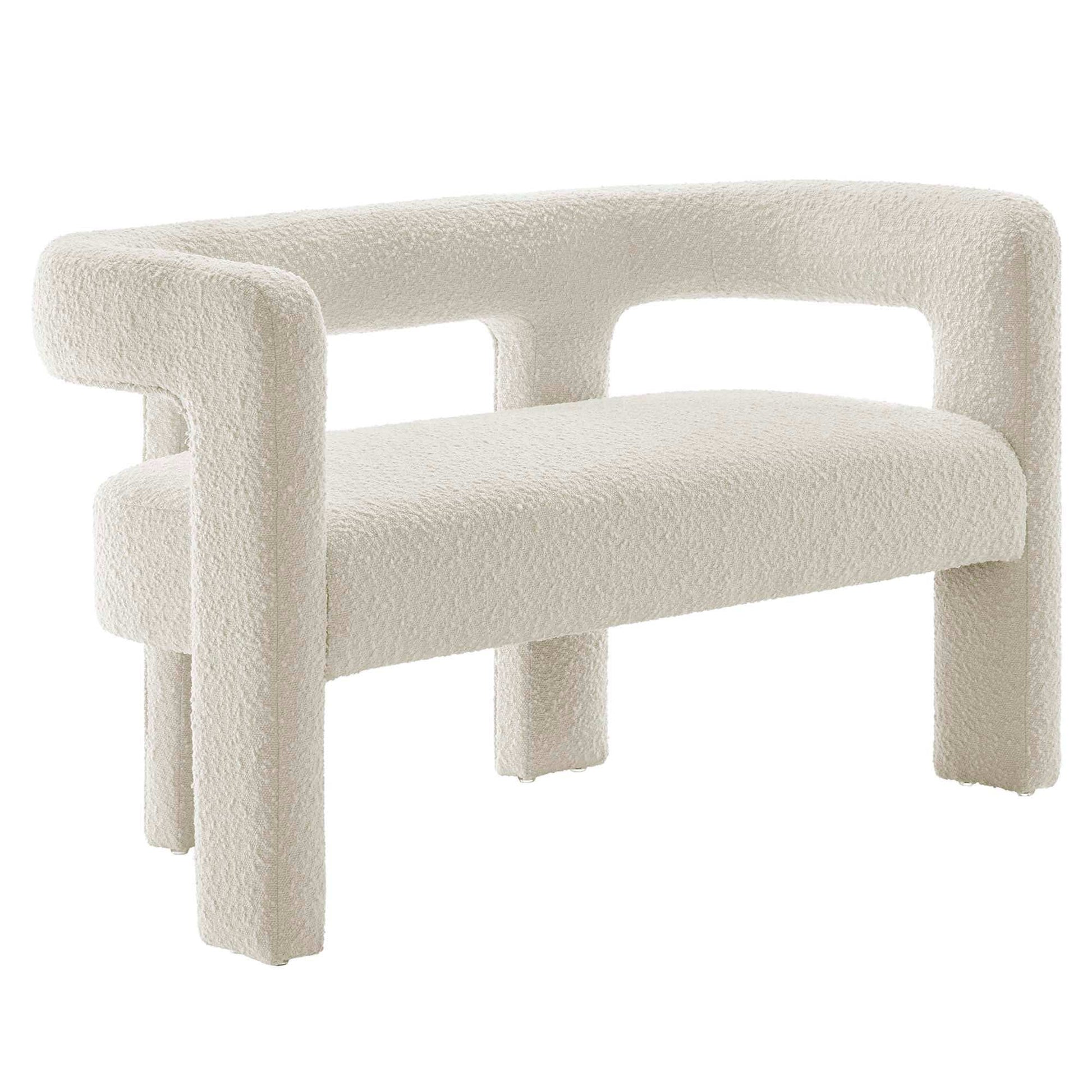 Kayla Boucle Upholstered Loveseat by Modway - Best Buy Furniture