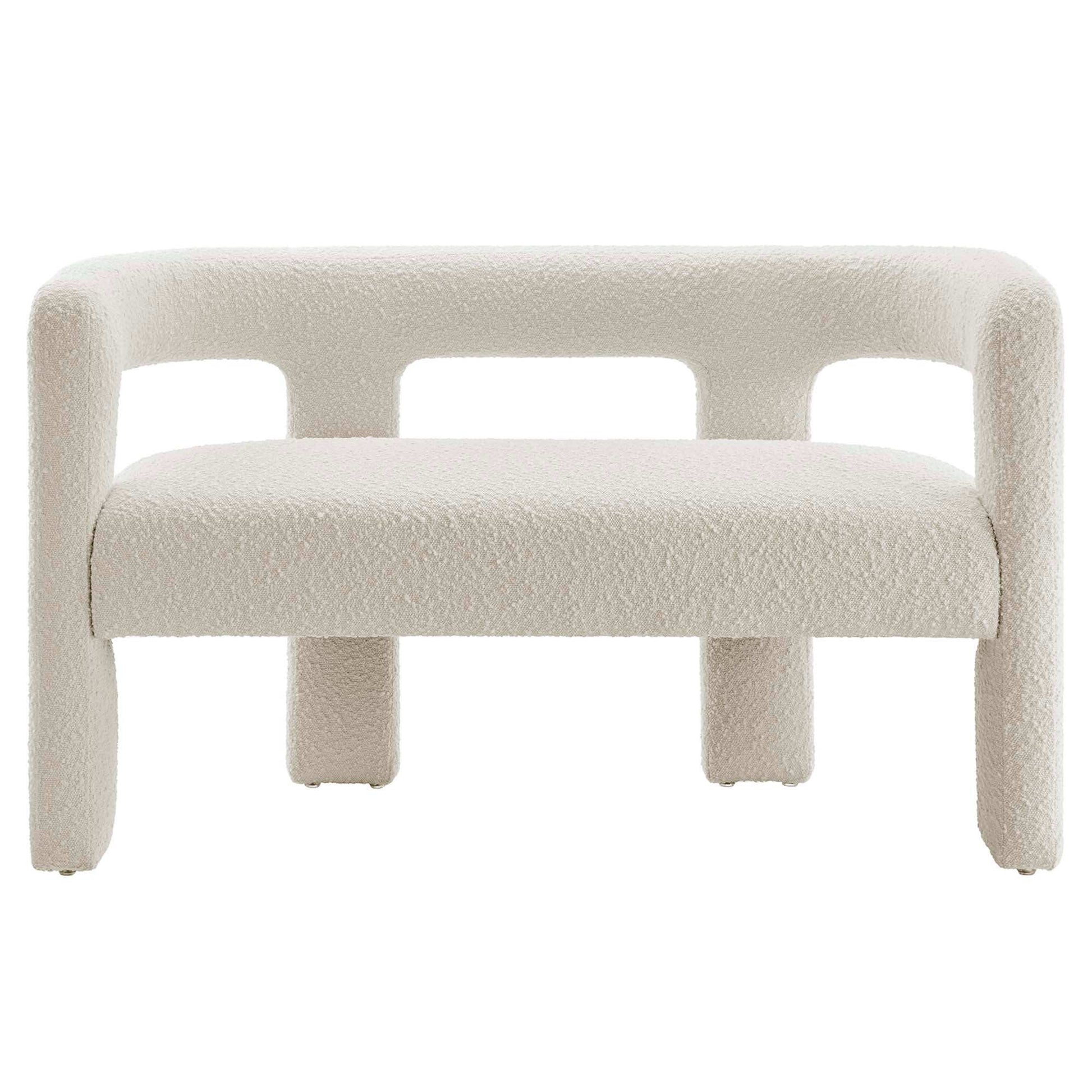 Kayla Boucle Upholstered Loveseat by Modway - Best Buy Furniture