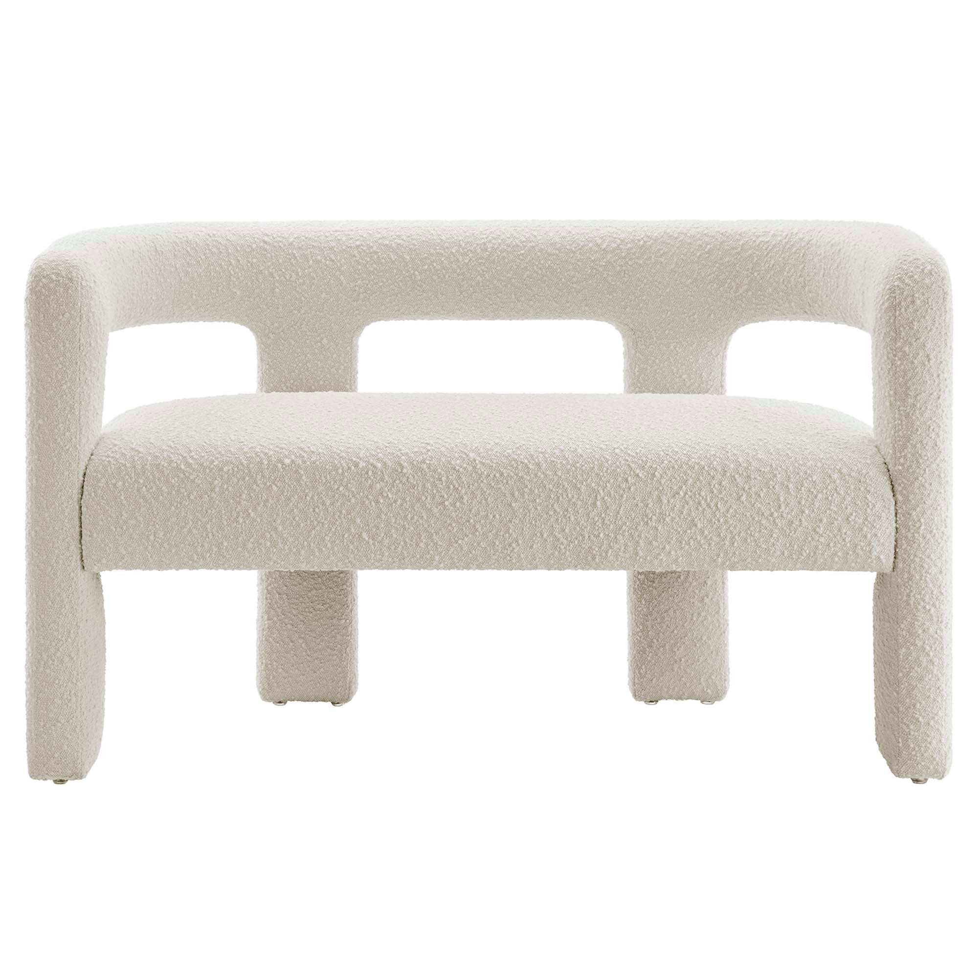 Kayla Boucle Upholstered Loveseat by Modway - Best Buy Furniture