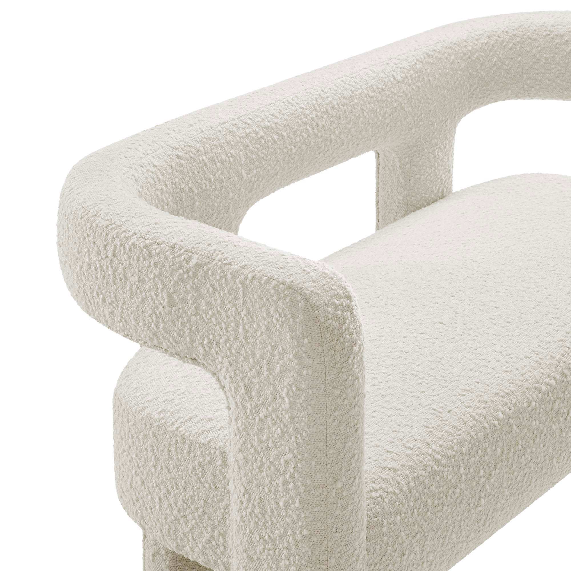 Kayla Boucle Upholstered Loveseat by Modway - Best Buy Furniture